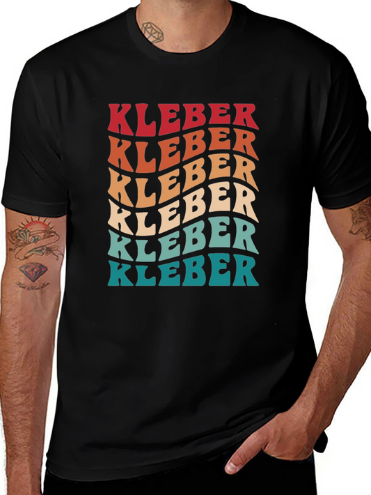 KLEBER Retro Graphic T-Shirt - Funky 70s Style