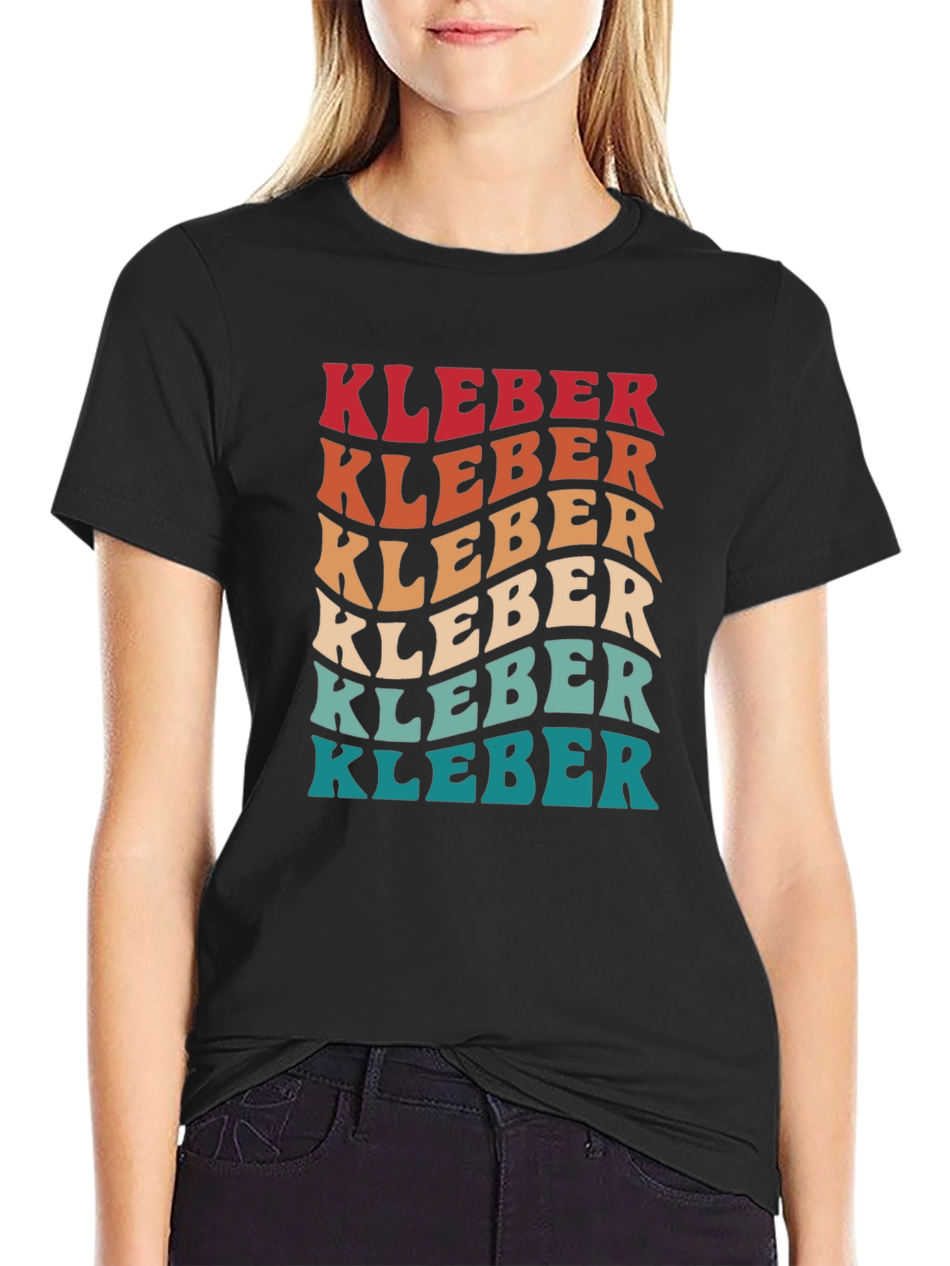 KLEBER Retro Graphic T-Shirt - Funky 70s Style