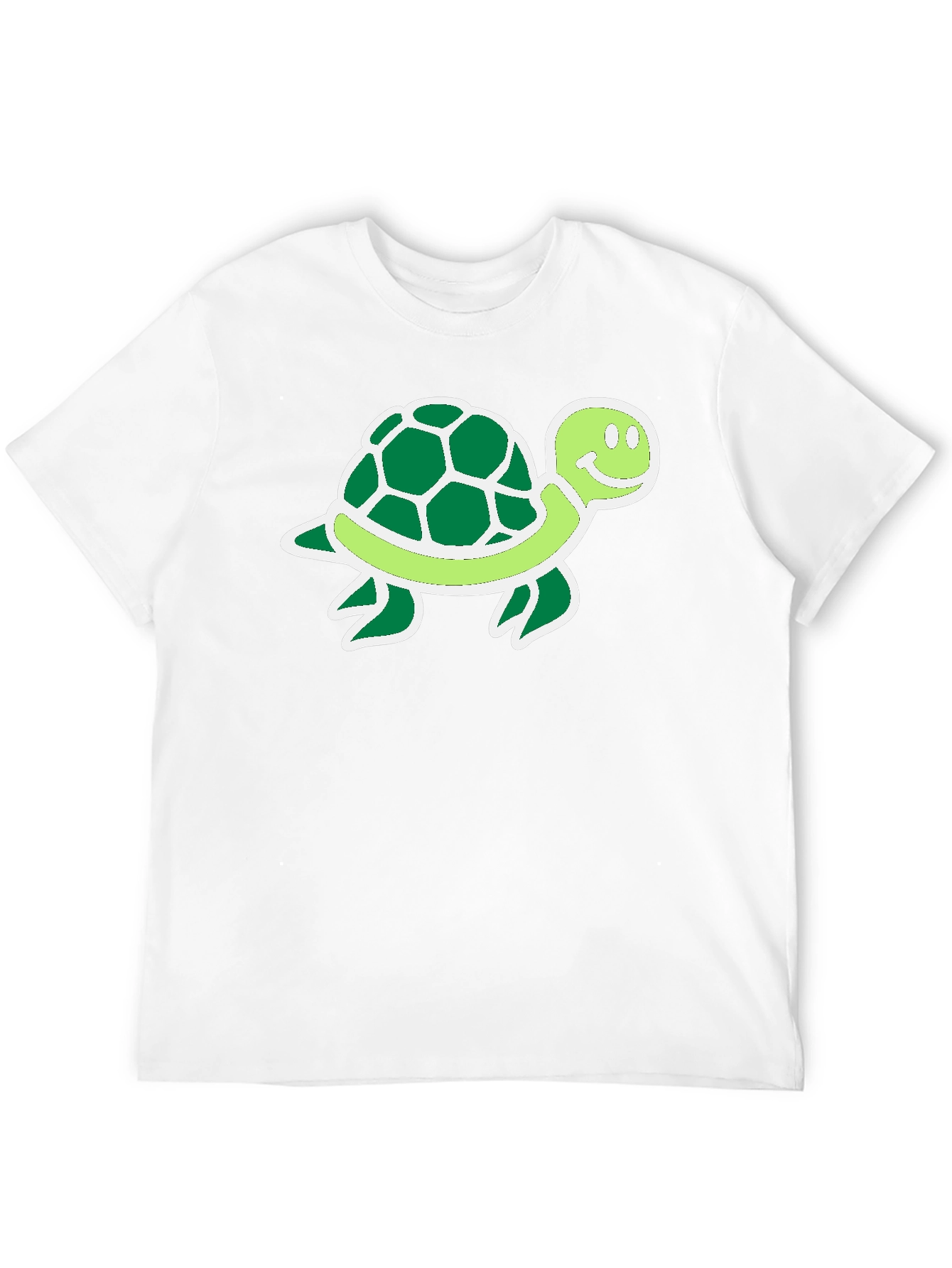 Cartoon Turtle Graphic T-Shirt