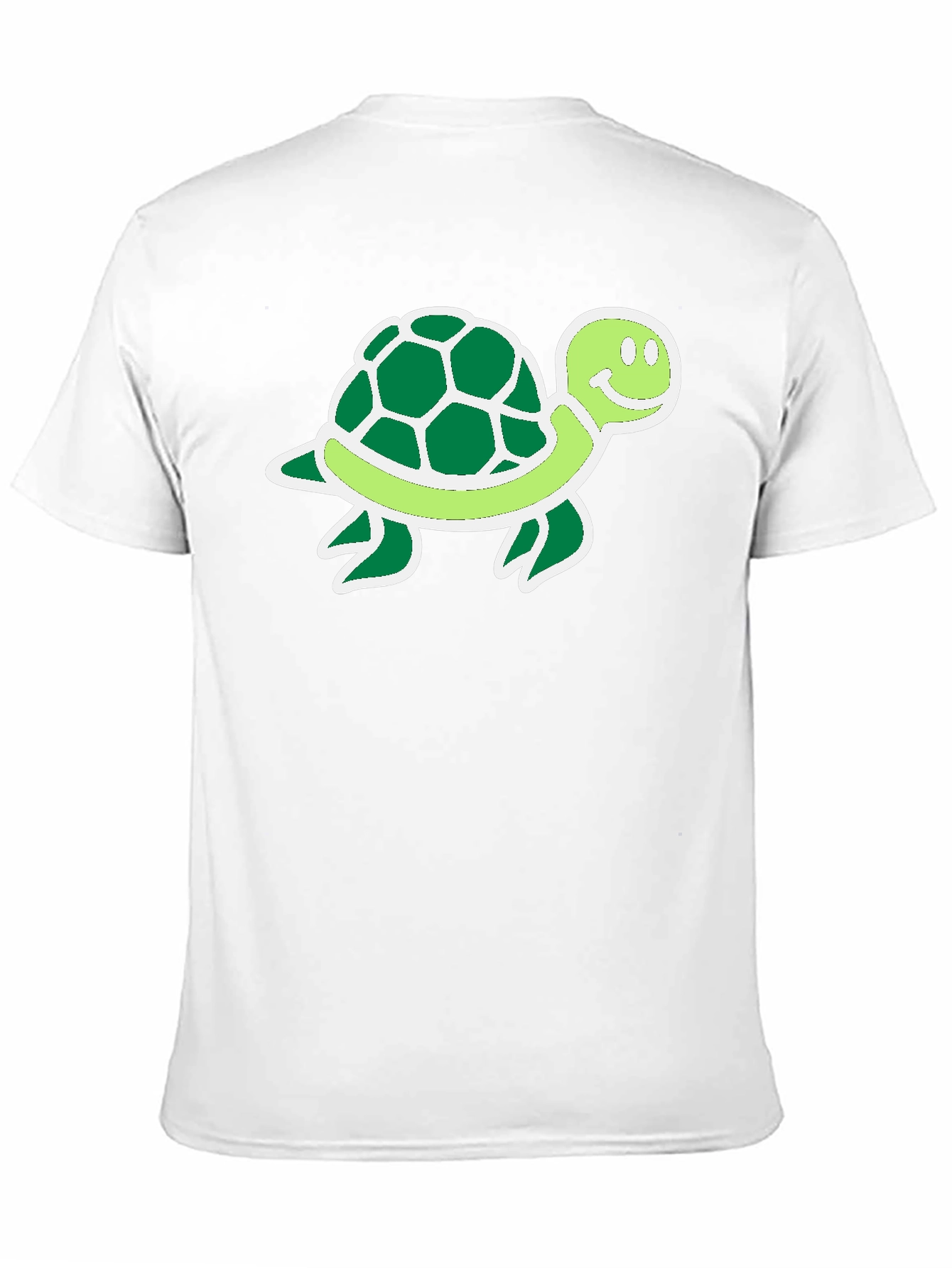 Cartoon Turtle Graphic T-Shirt