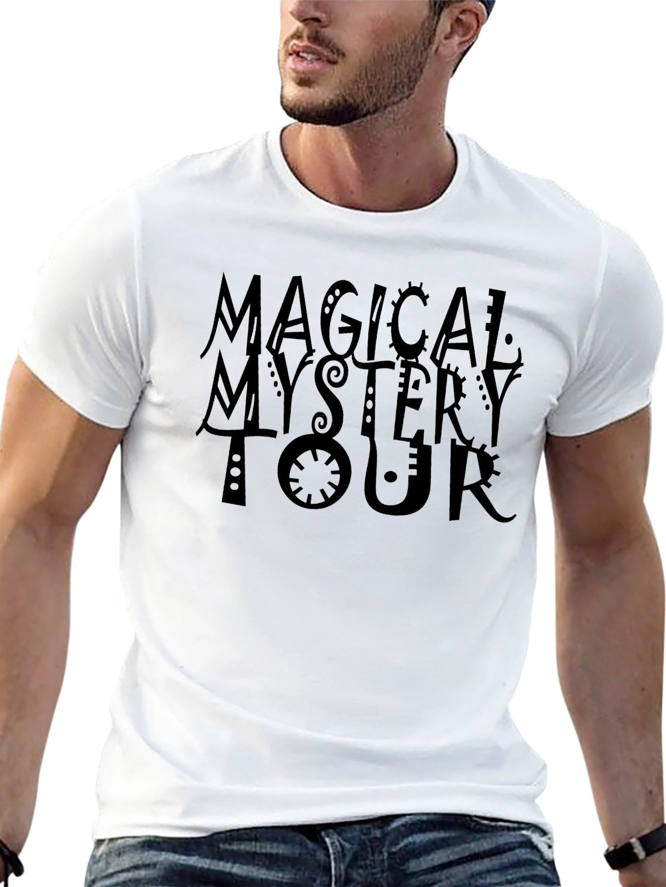 Magical Mystery Tour Graphic Tee - Classic Black