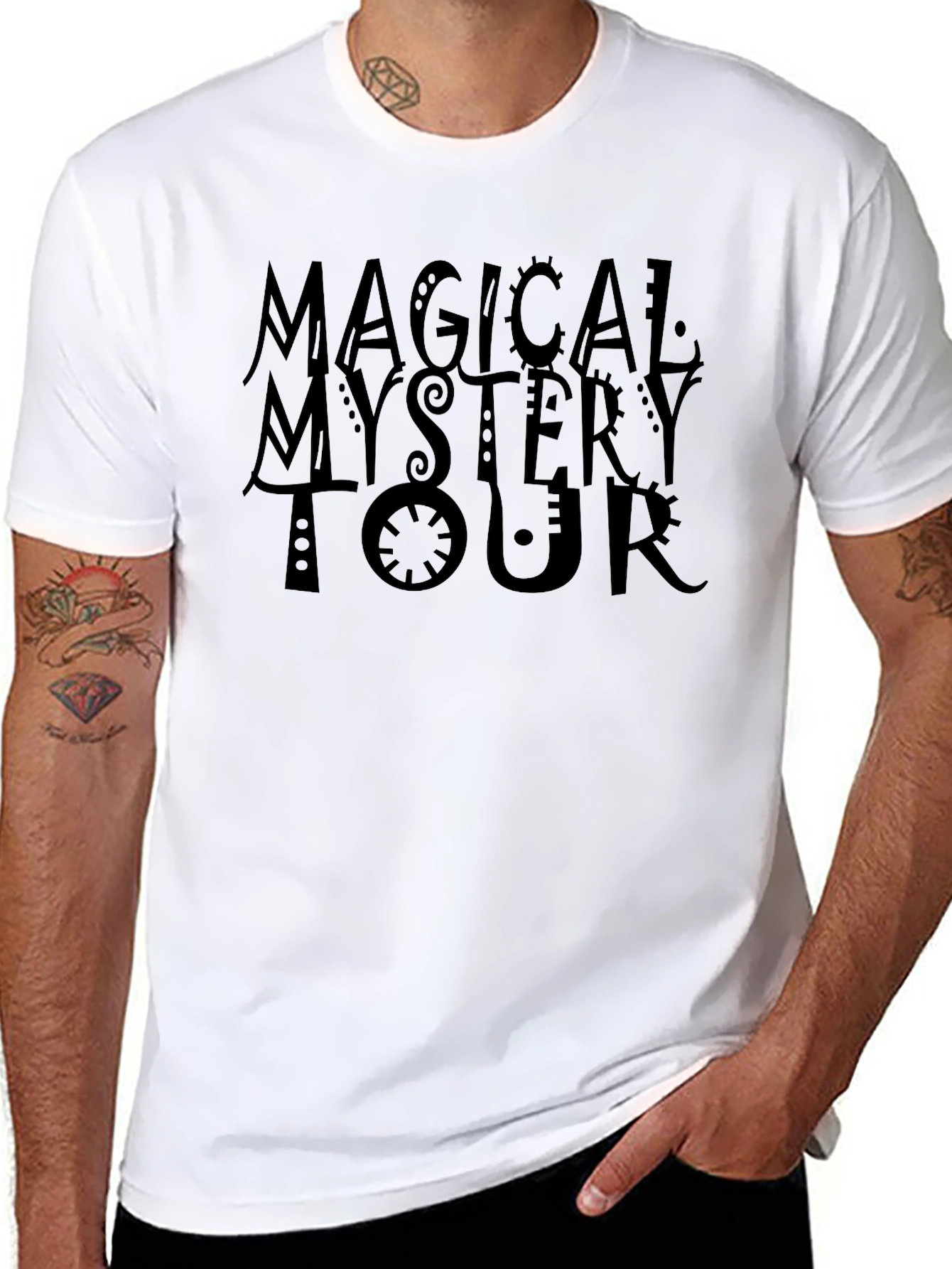 Magical Mystery Tour Graphic Tee - Classic Black