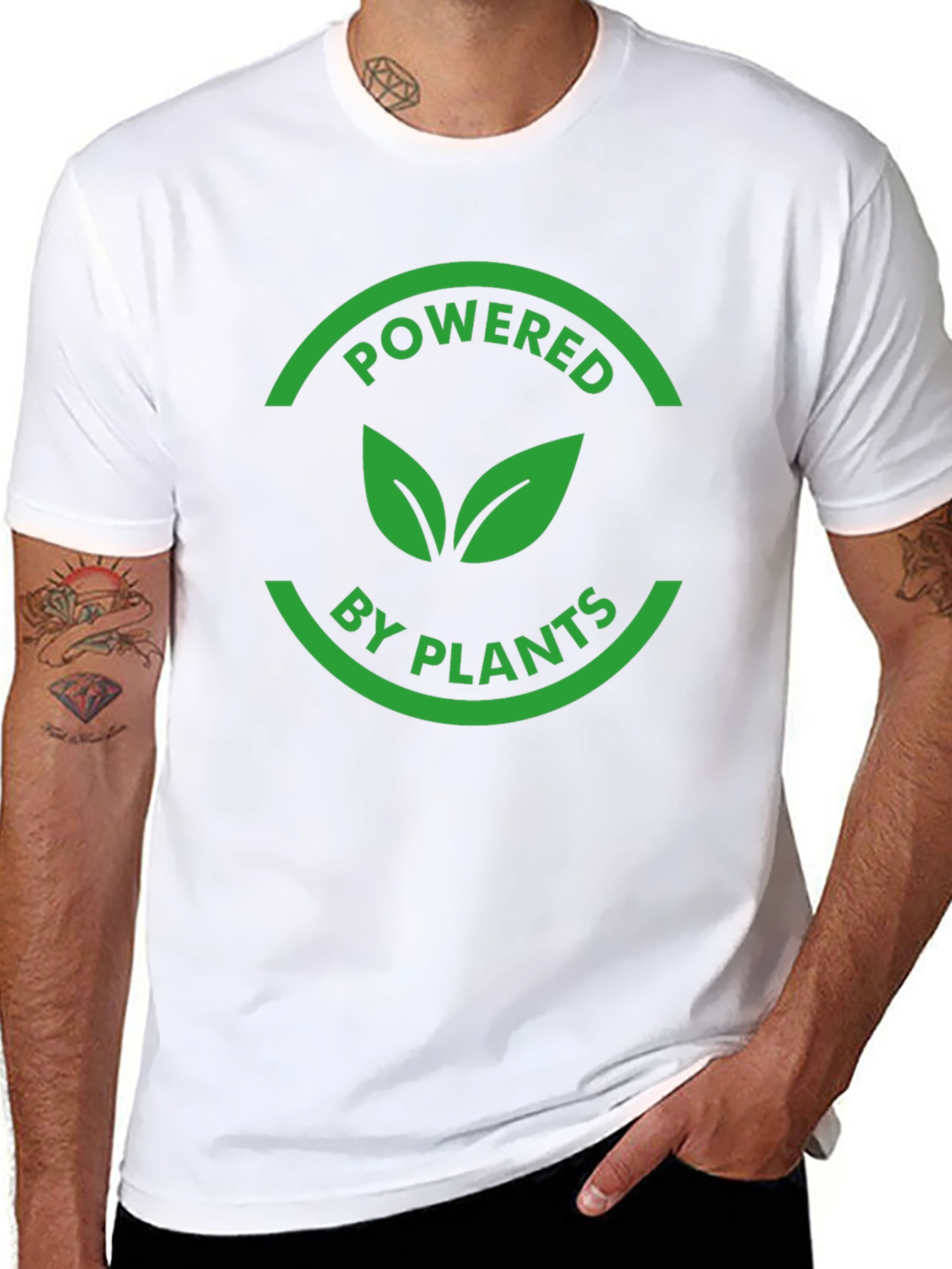 Powered By Plants Graphic Tee