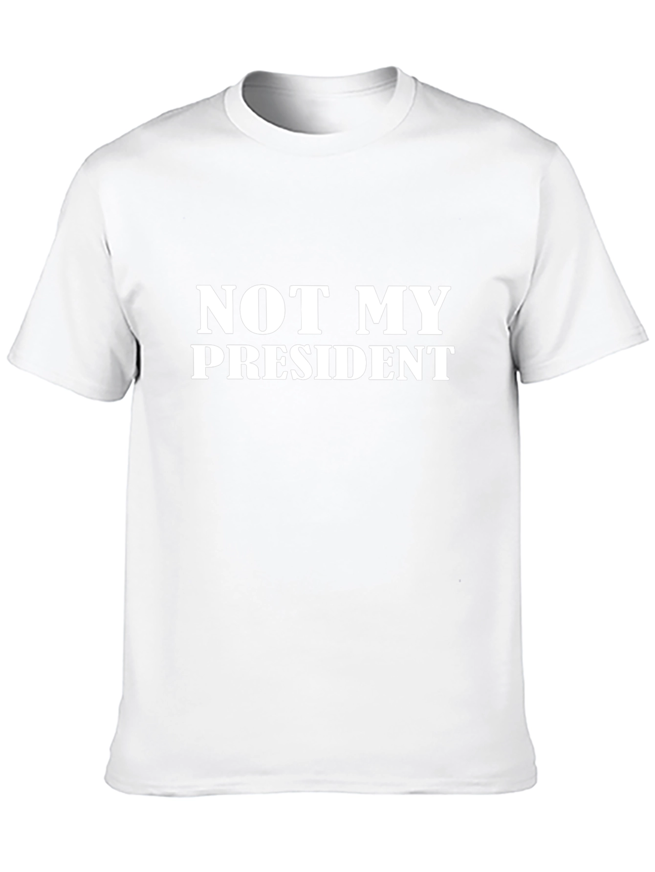 Not My President Graphic Tee - Black