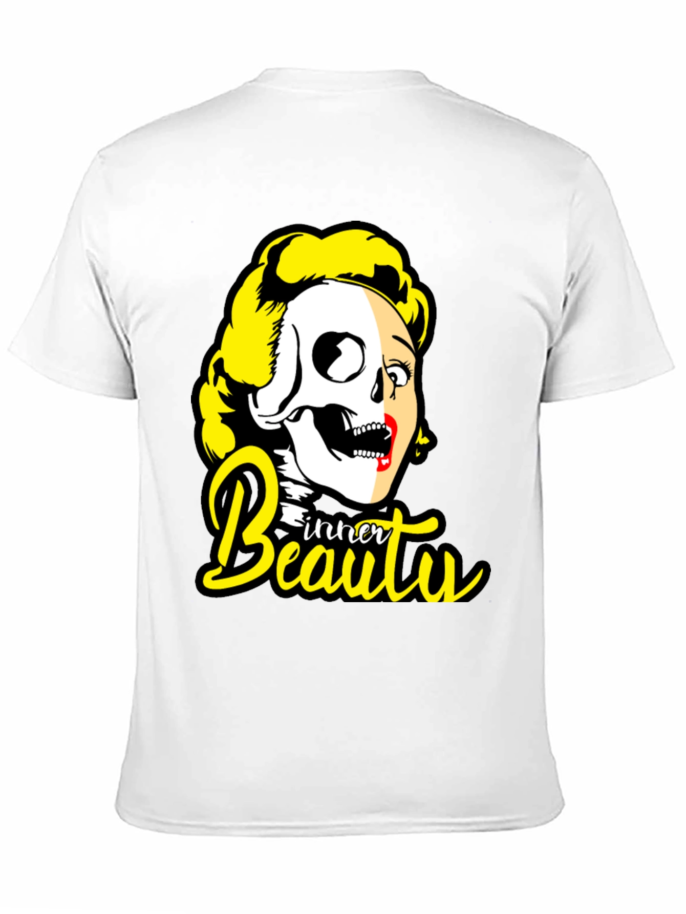 Inner Beauty Graphic Tee - Skull & Glamour