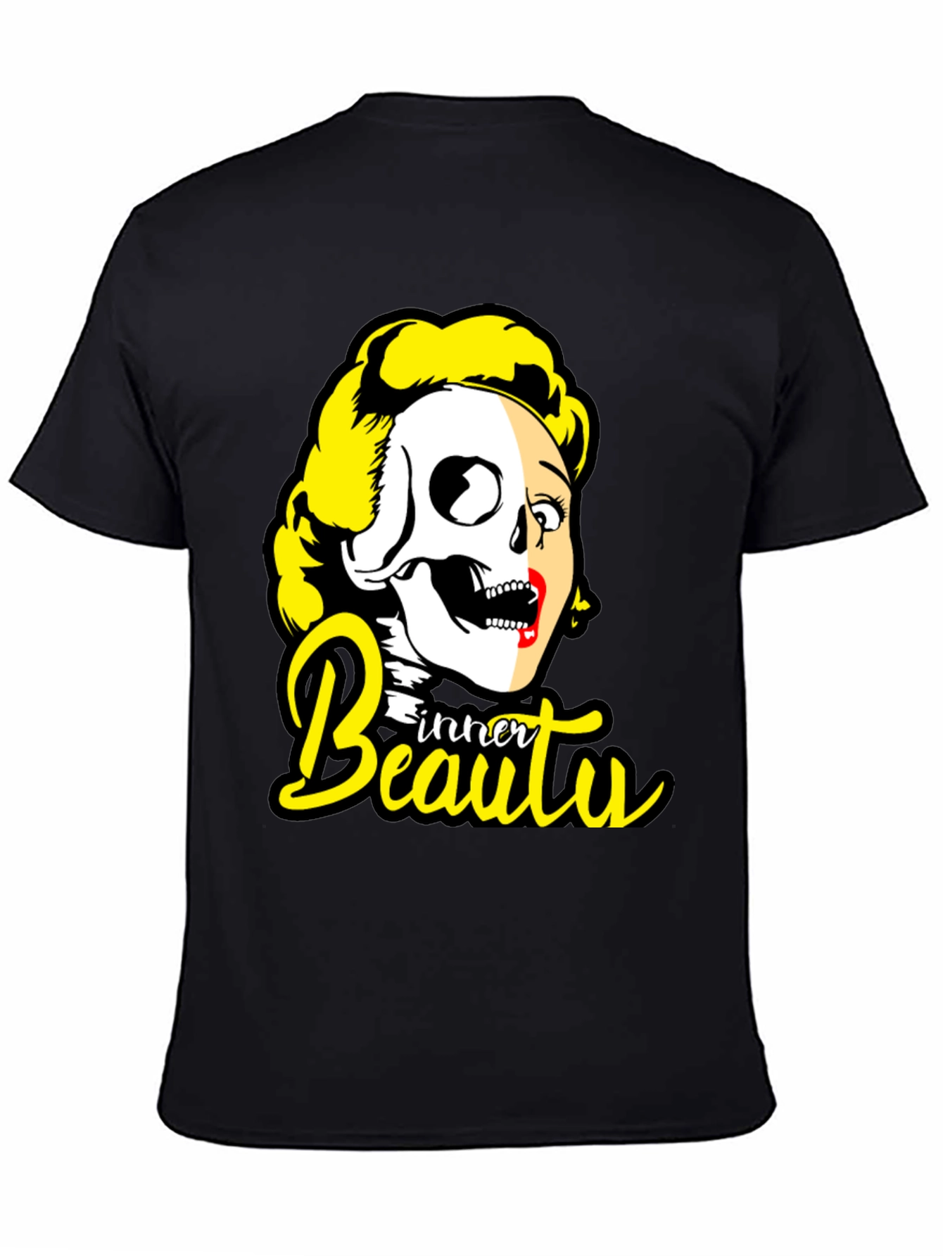 Inner Beauty Graphic Tee - Skull & Glamour