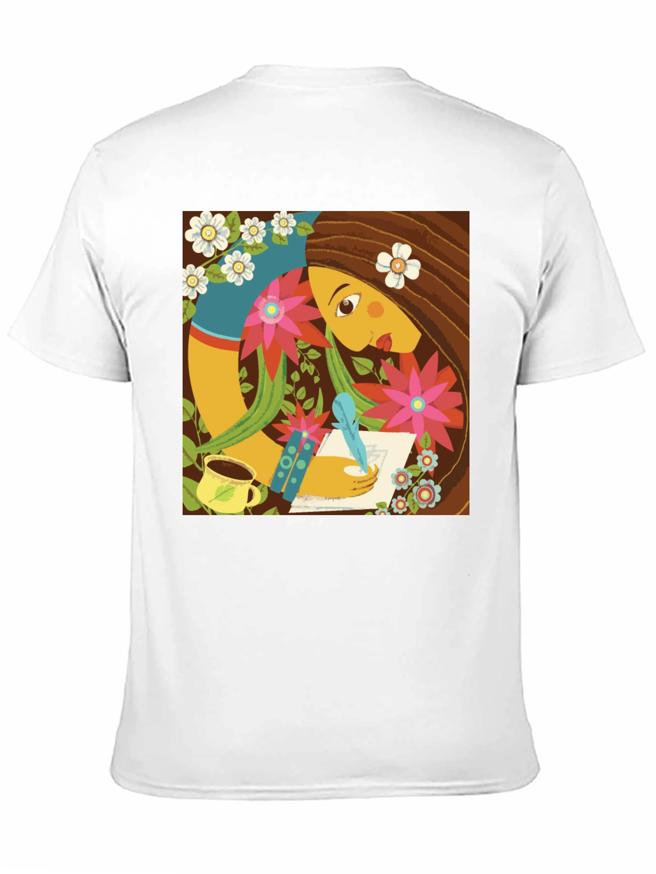 Artistic Woman Writing T-Shirt