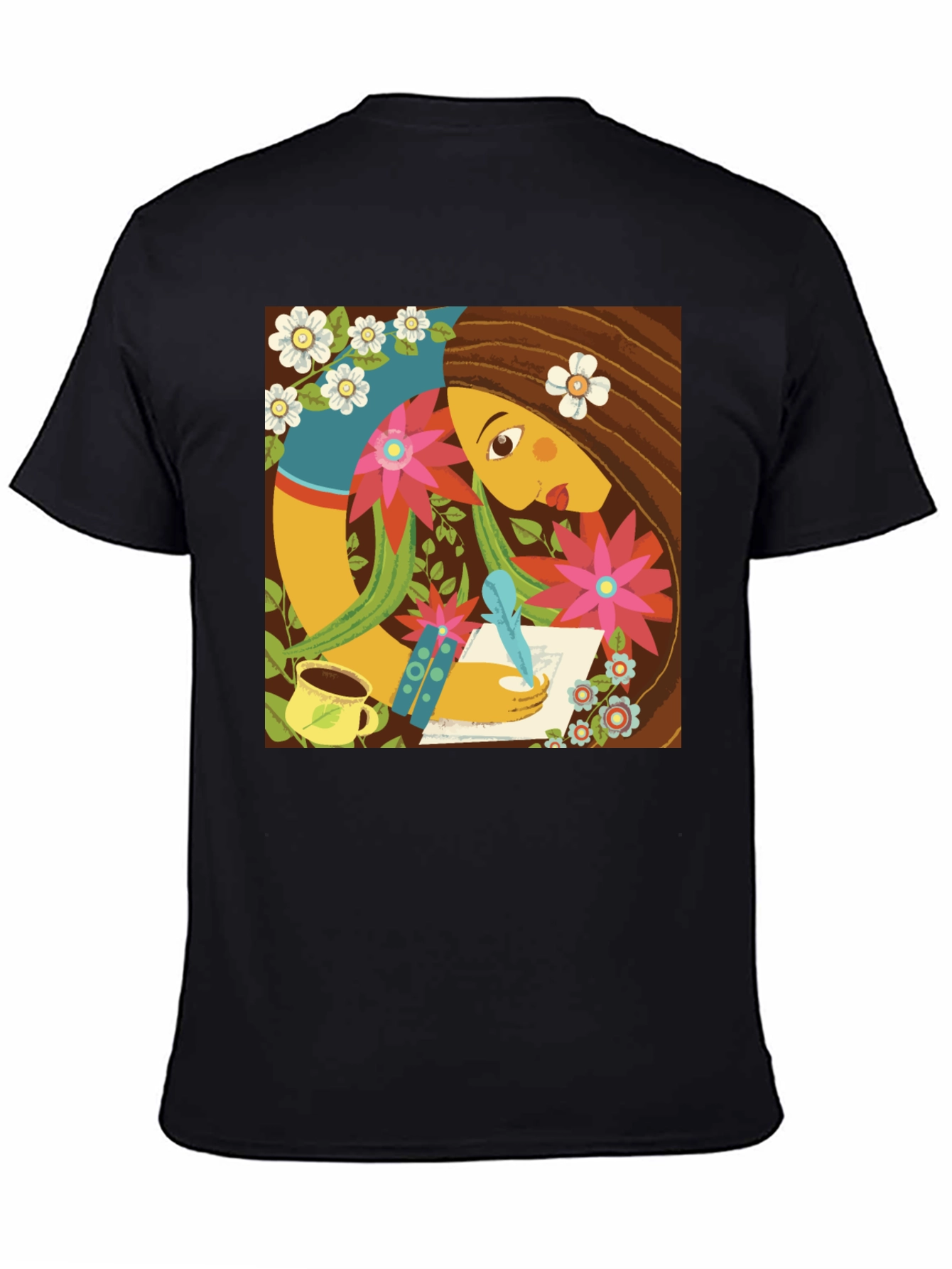 Artistic Woman Writing T-Shirt