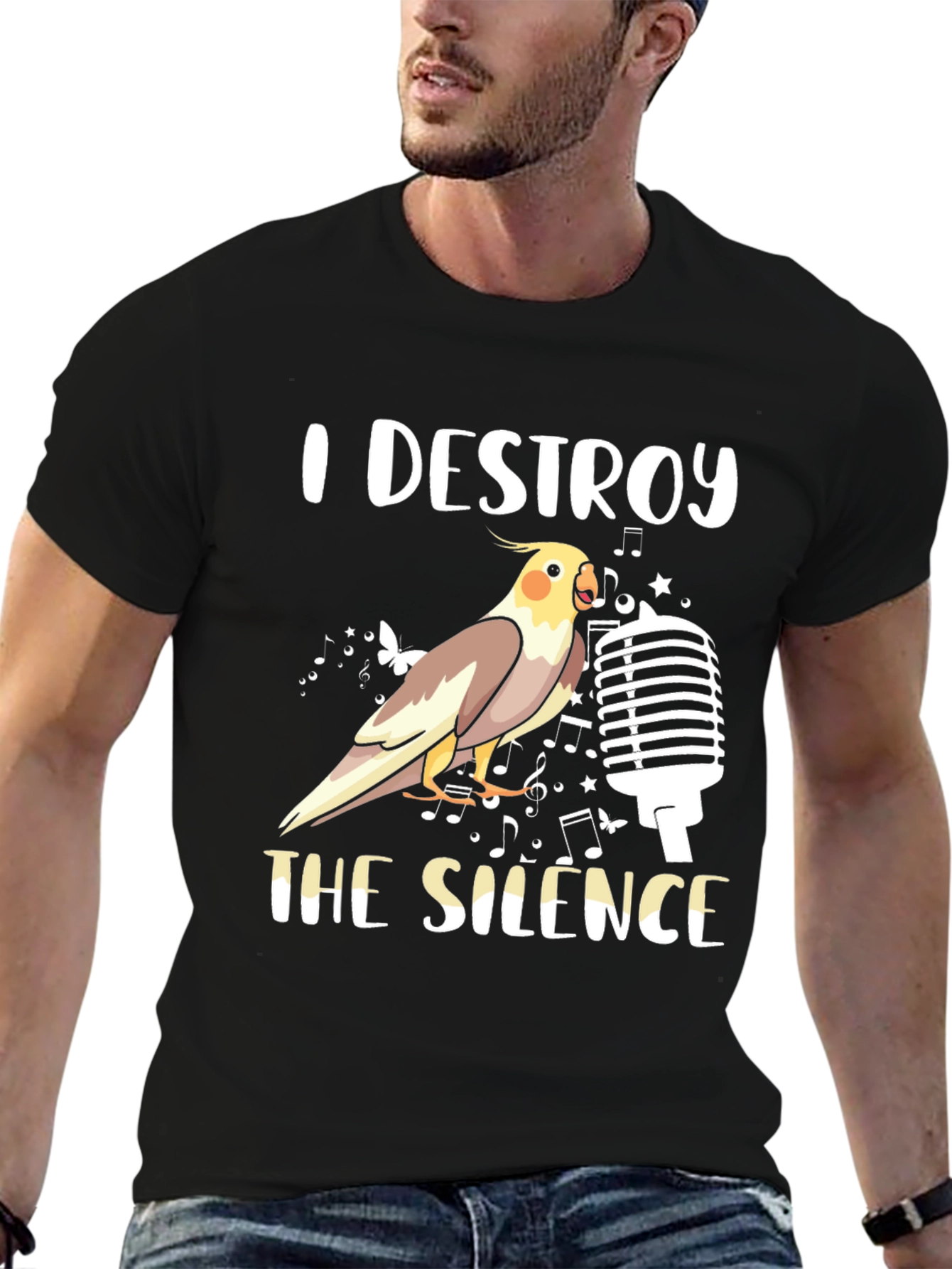 Destroy the Silence Bird T-Shirt