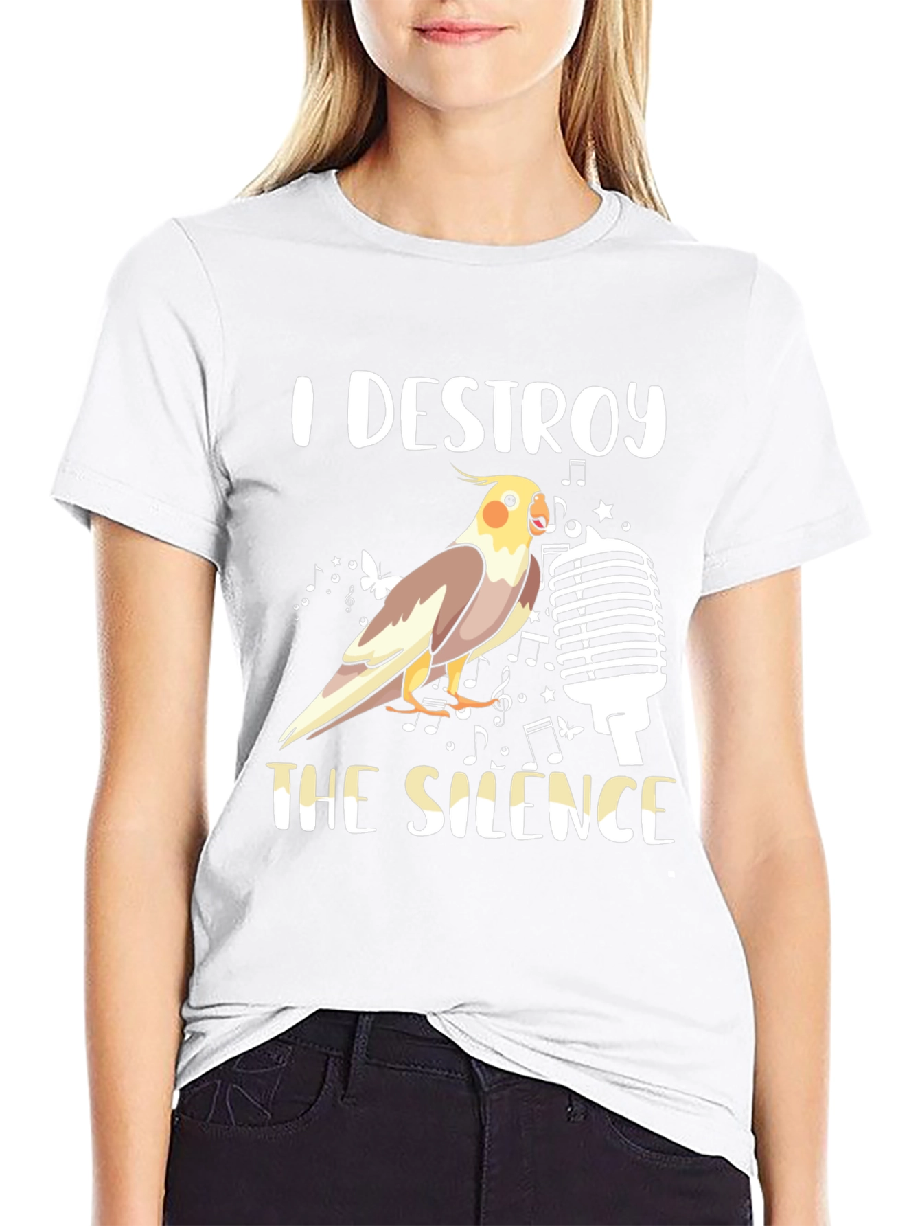 Destroy the Silence Bird T-Shirt