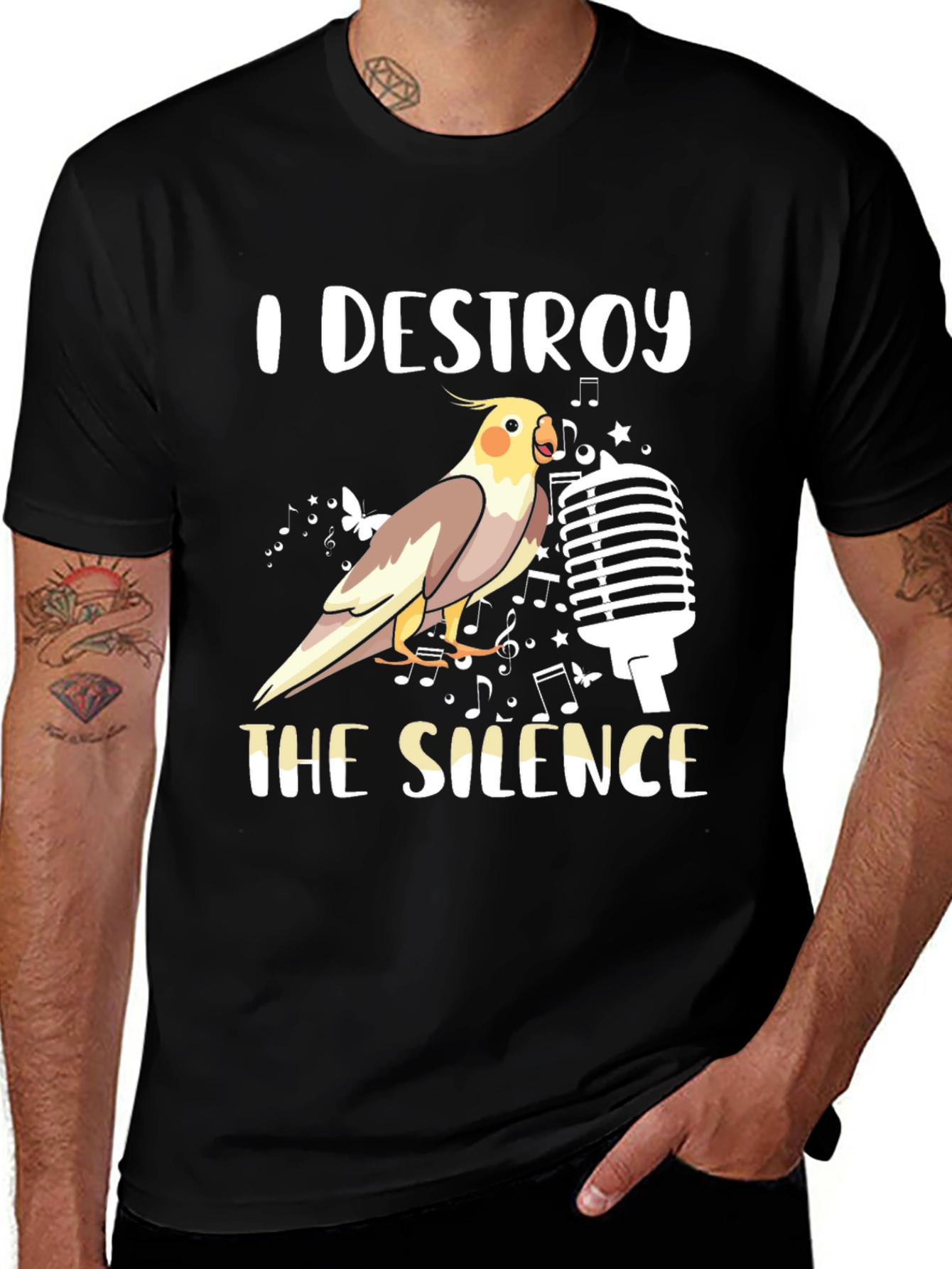 Destroy the Silence Bird T-Shirt