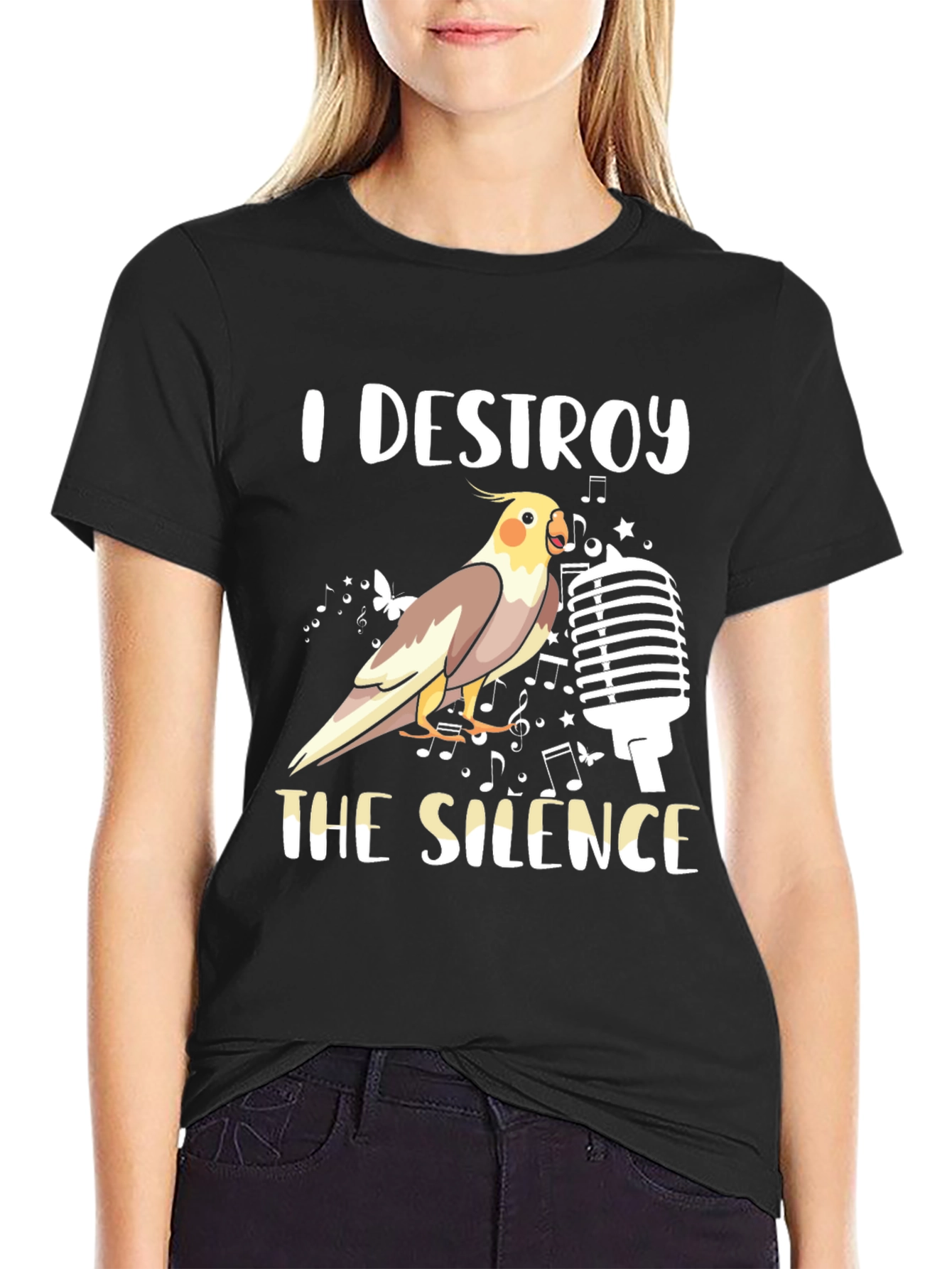 Destroy the Silence Bird T-Shirt