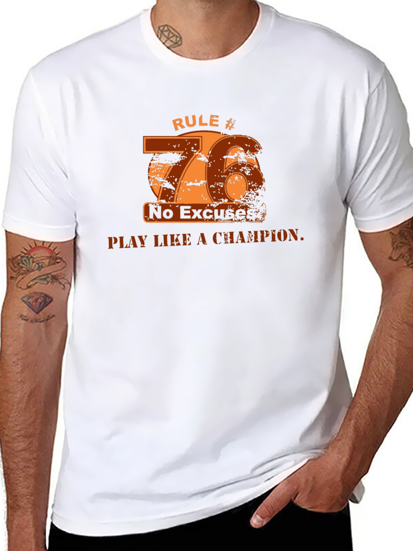 Rule #76 T-Shirt: Play Like a Champion!