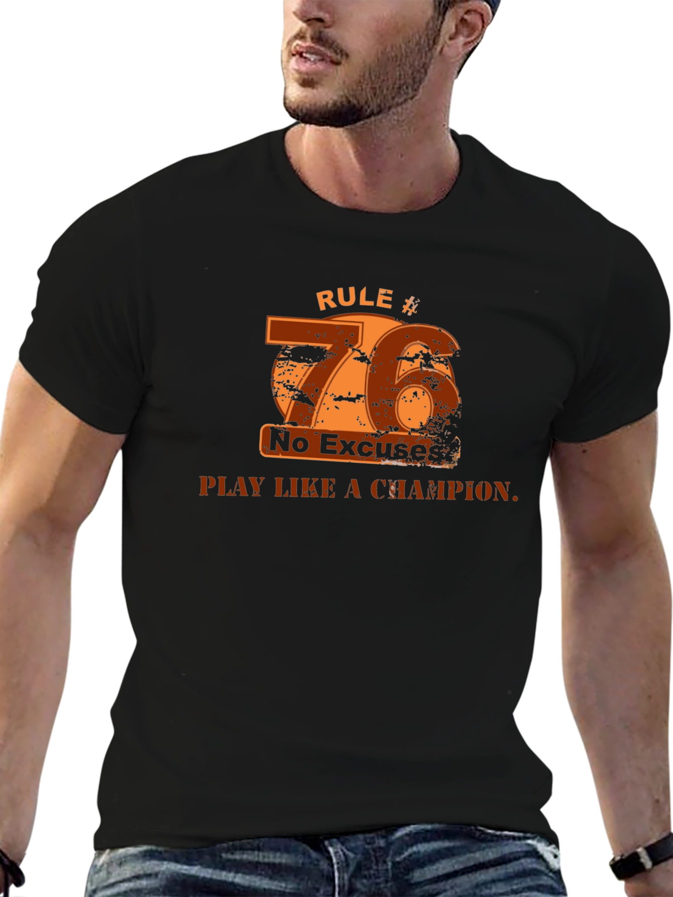 Rule #76 T-Shirt: Play Like a Champion!