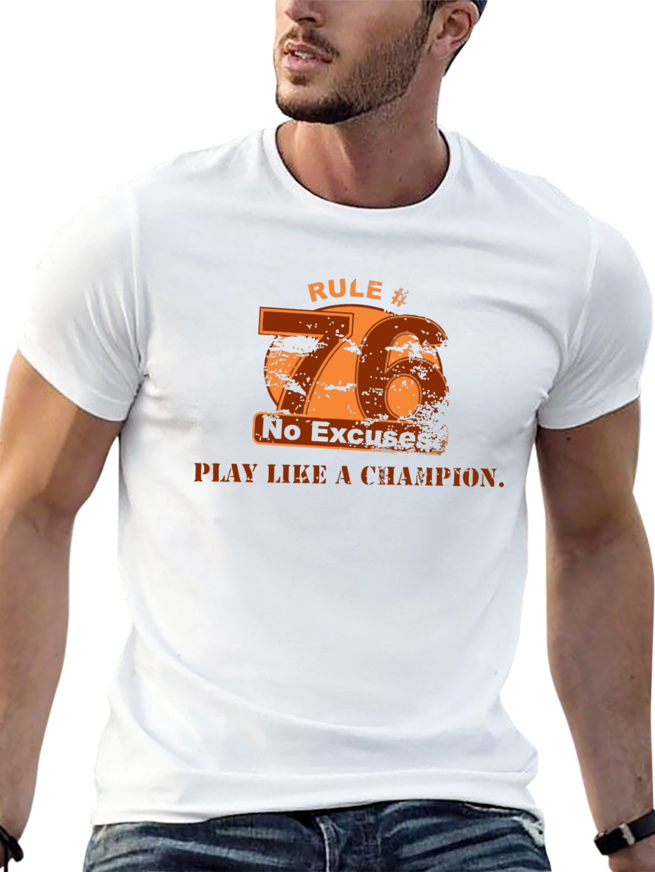 Rule #76 T-Shirt: Play Like a Champion!