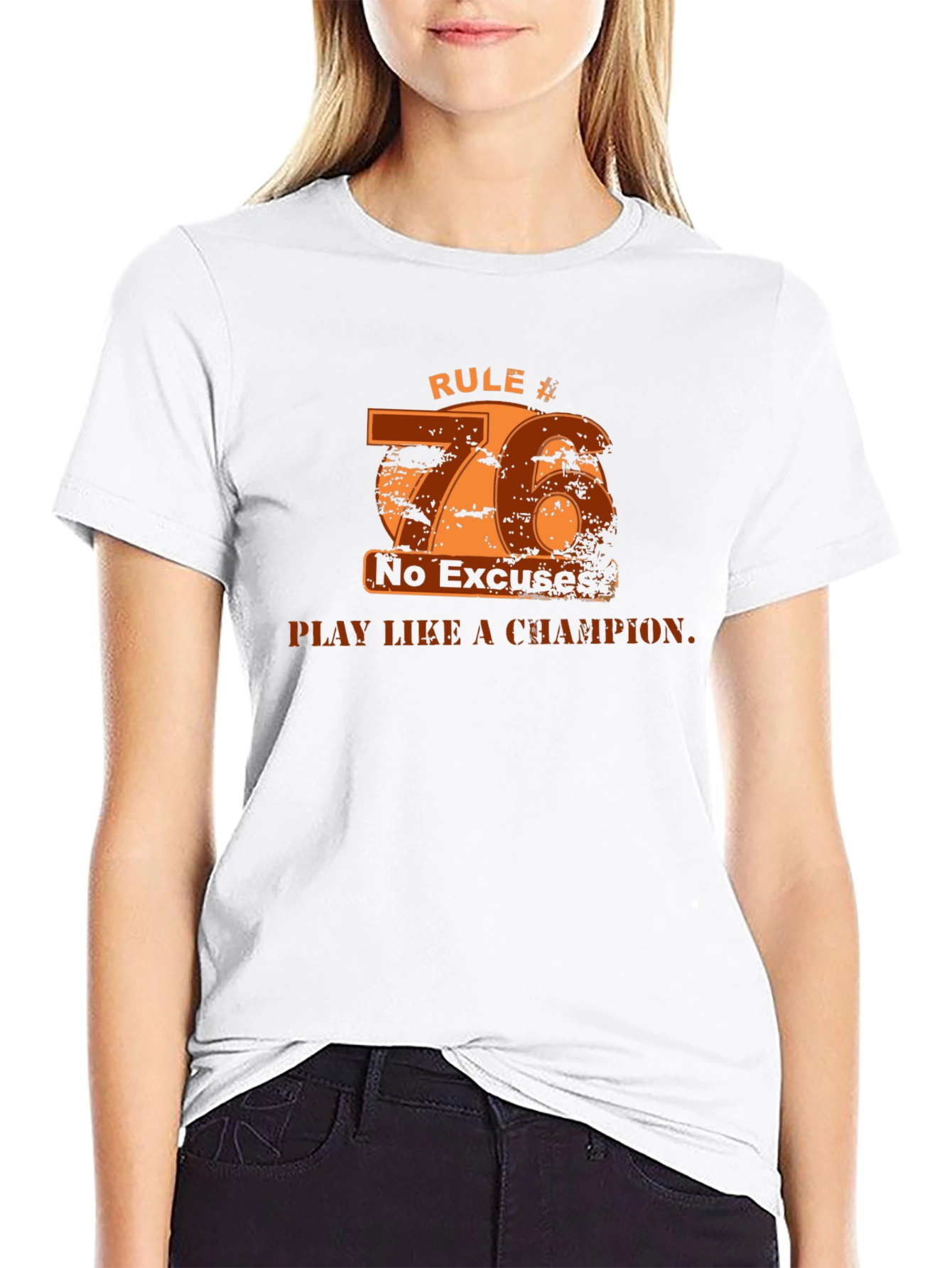 Rule #76 T-Shirt: Play Like a Champion!