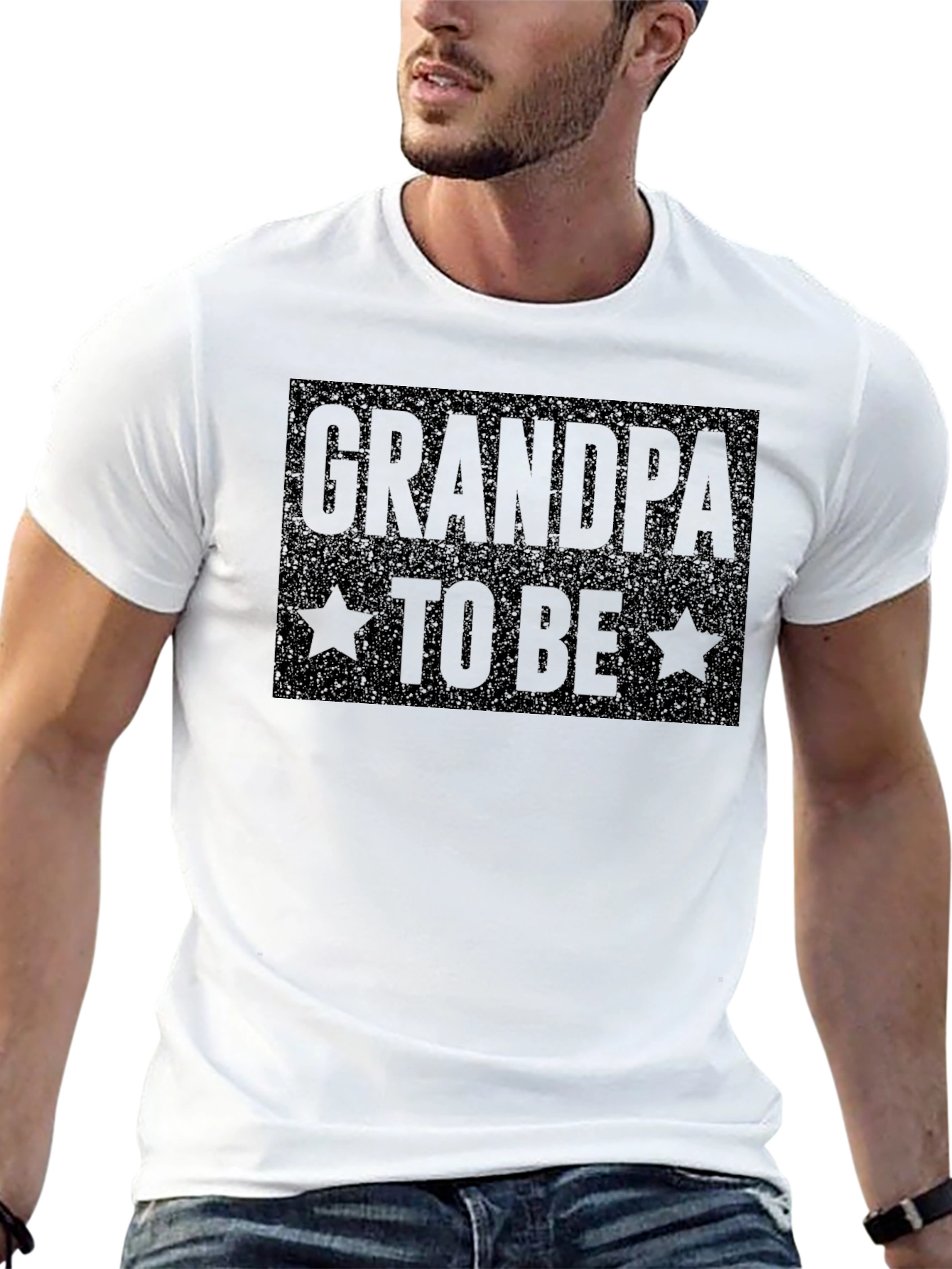 Grandpa To Be Graphic Tee - New Grandfather Announcement