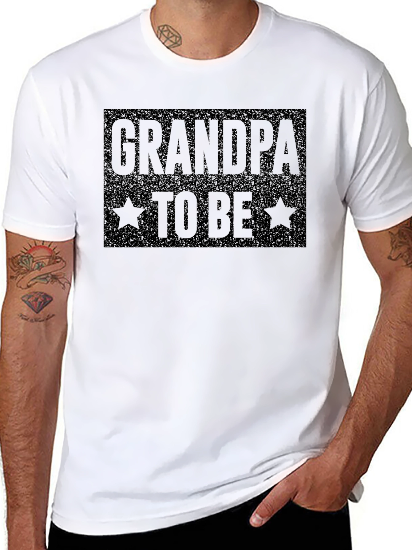 Grandpa To Be Graphic Tee - New Grandfather Announcement