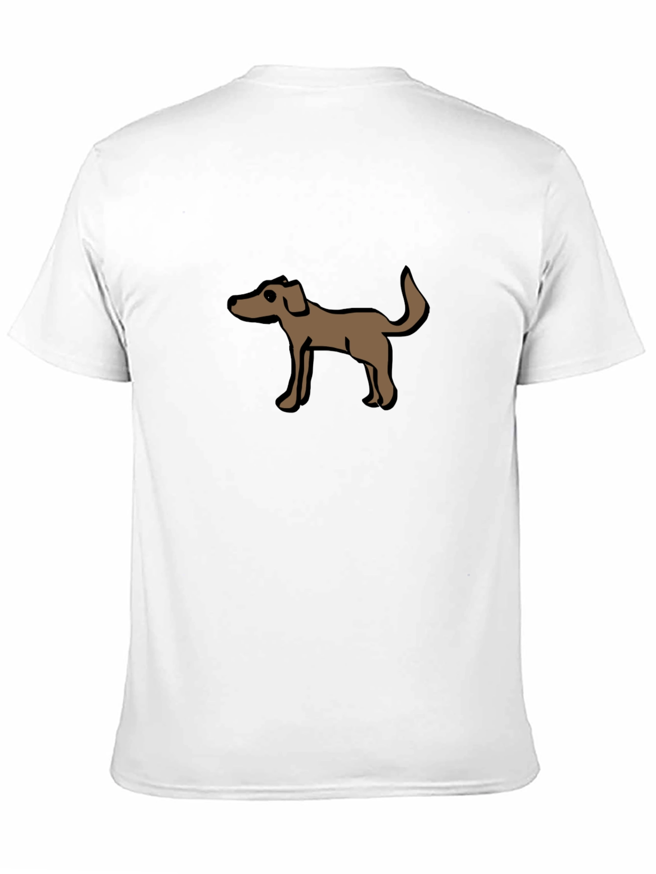 Dog Graphic Tee - Casual Black T-Shirt