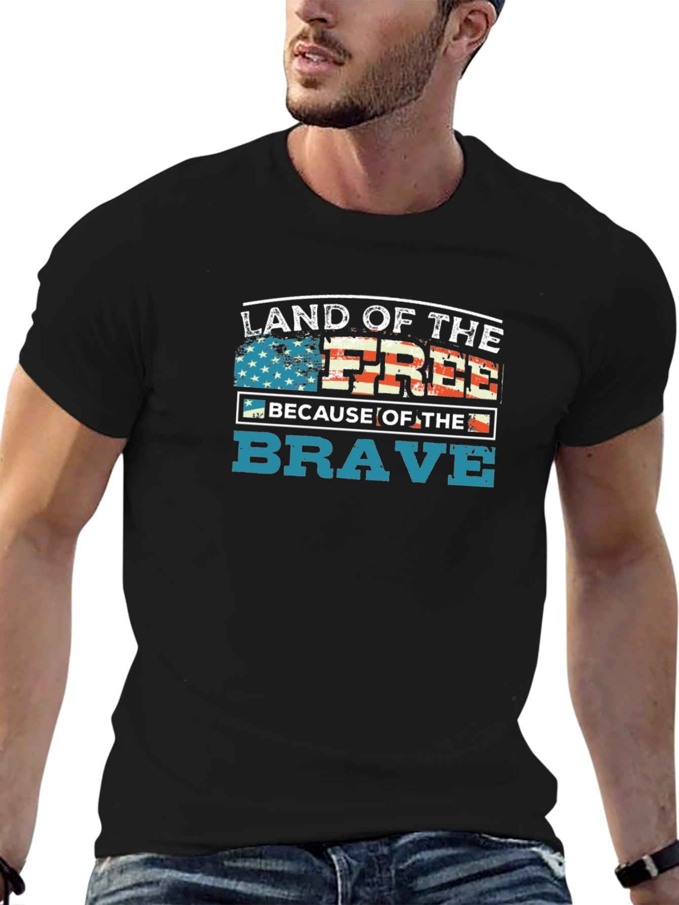 Land of the Free Patriotic T-Shirt