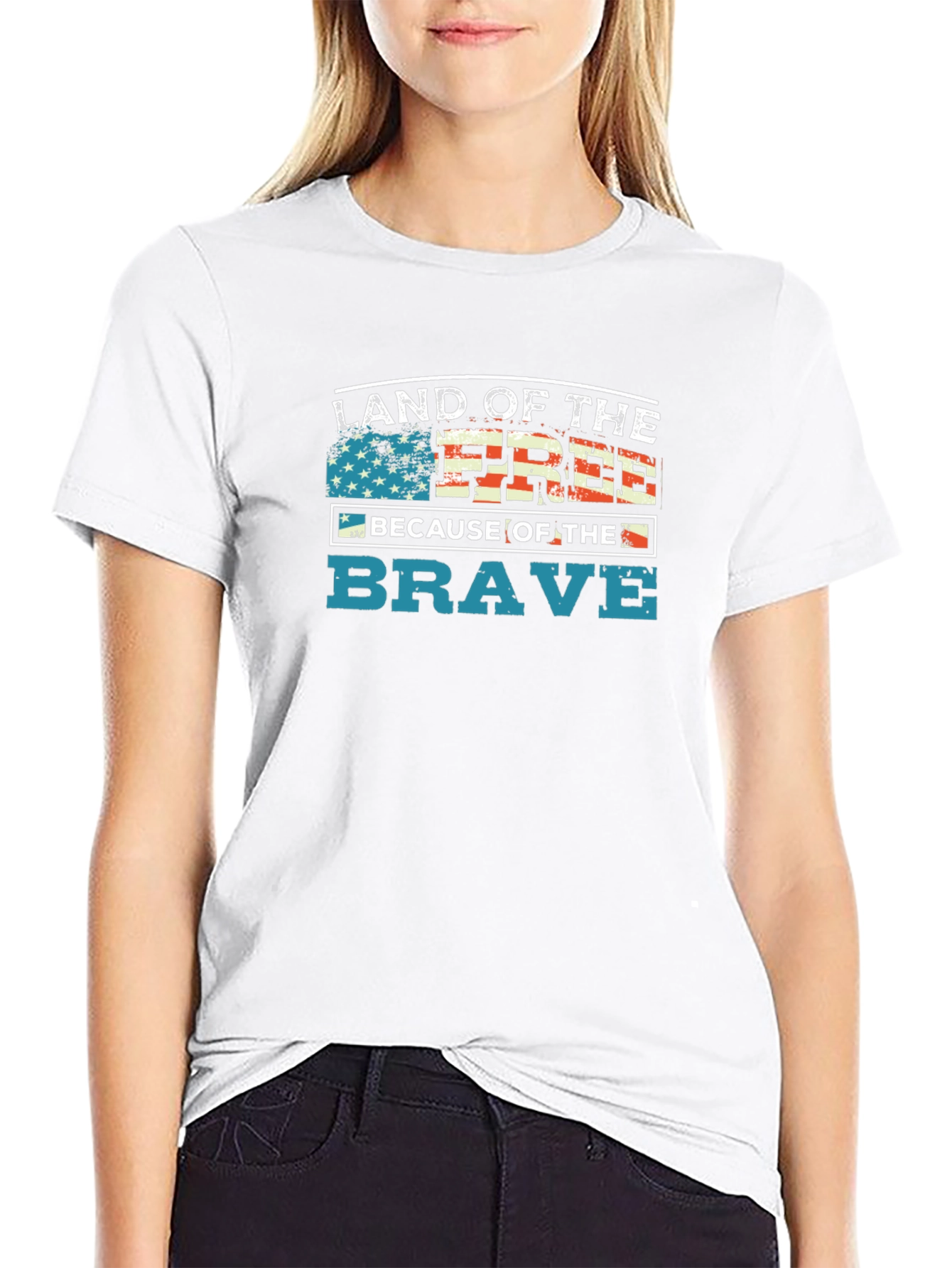 Land of the Free Patriotic T-Shirt