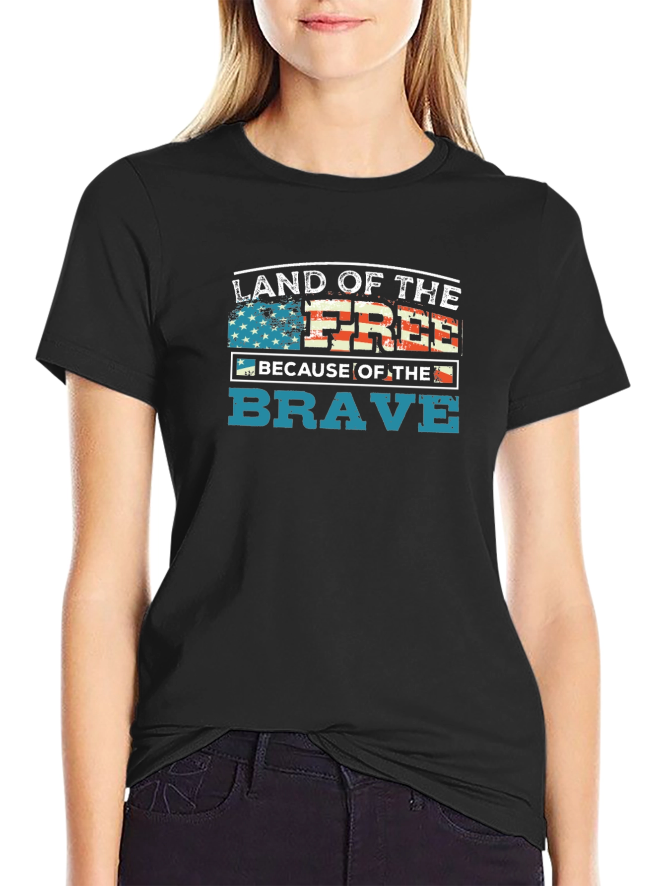 Land of the Free Patriotic T-Shirt