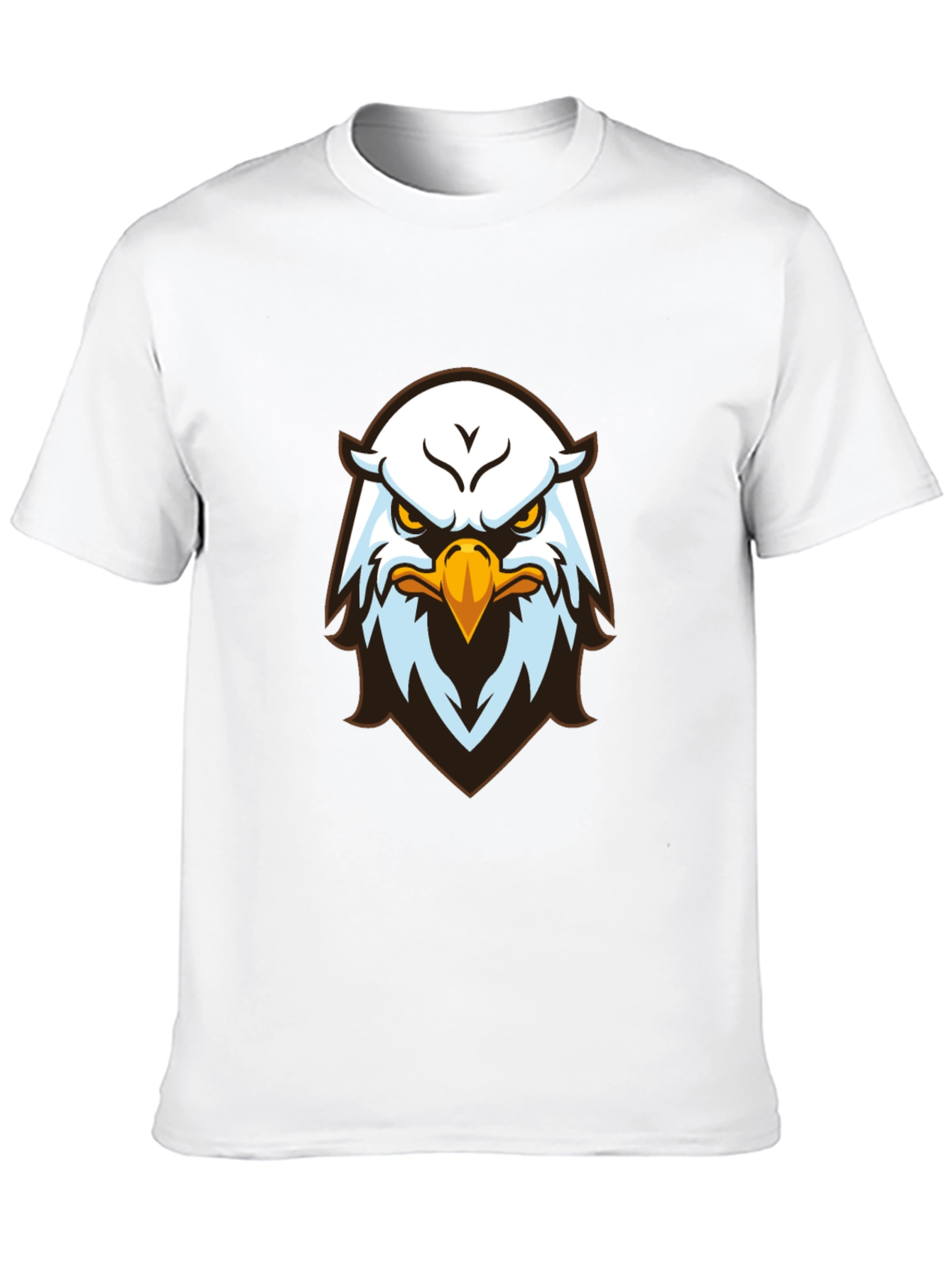 Eagle Graphic Print Black T-Shirt