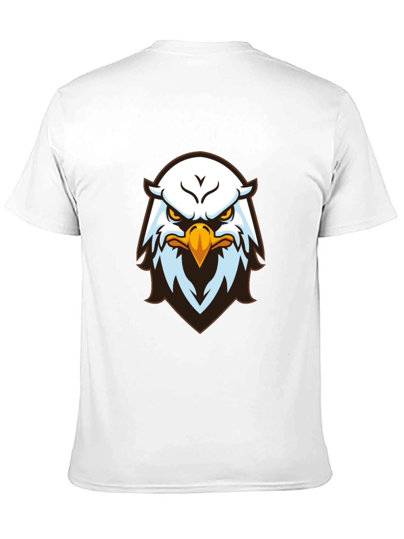 Eagle Graphic Print Black T-Shirt