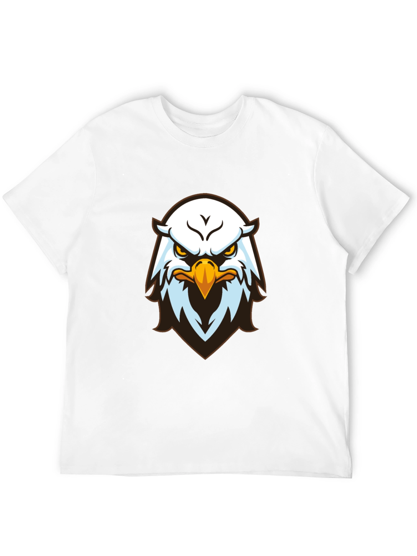 Eagle Graphic Print Black T-Shirt