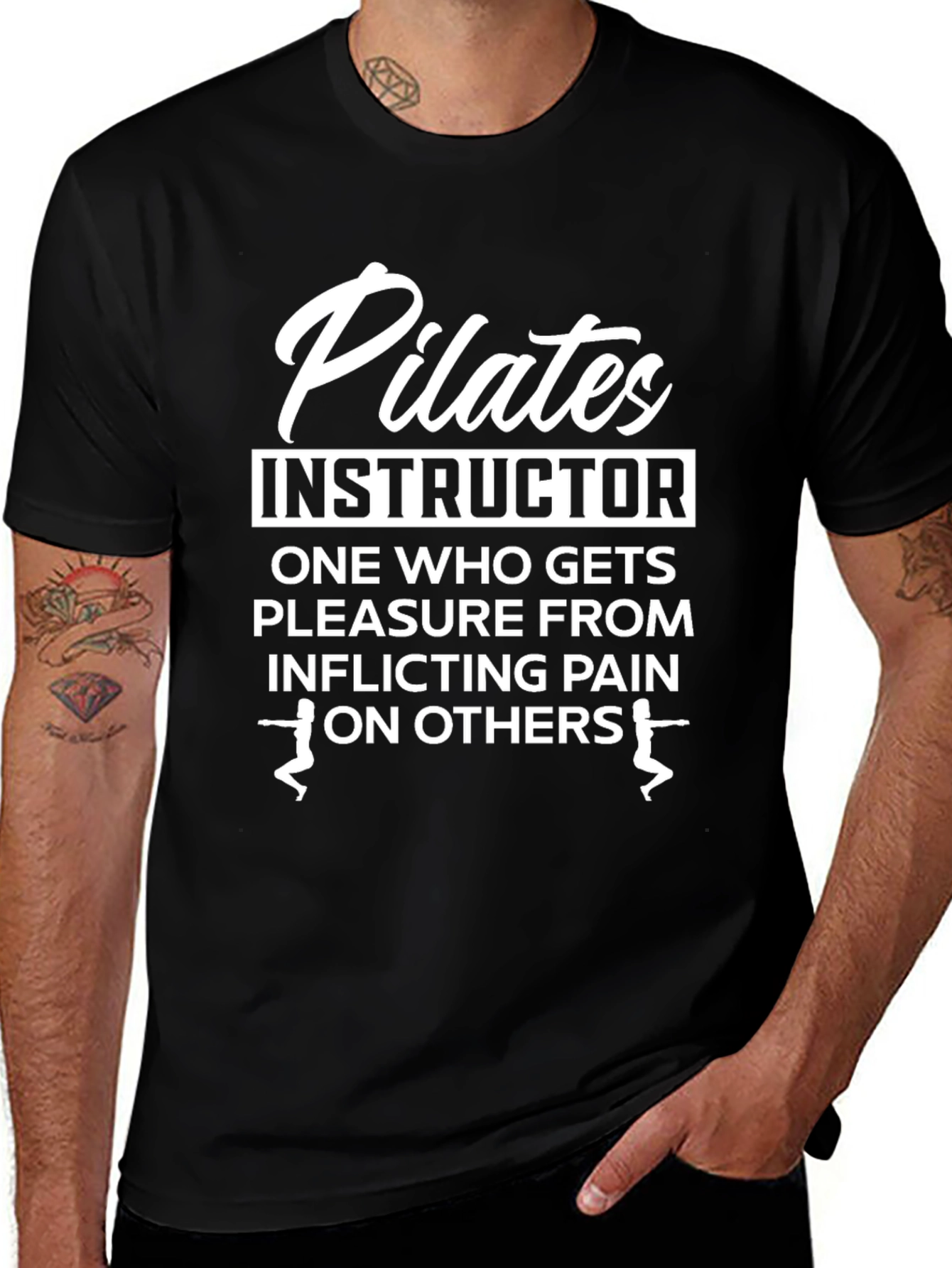 Pilates Instructor Funny Graphic Tee