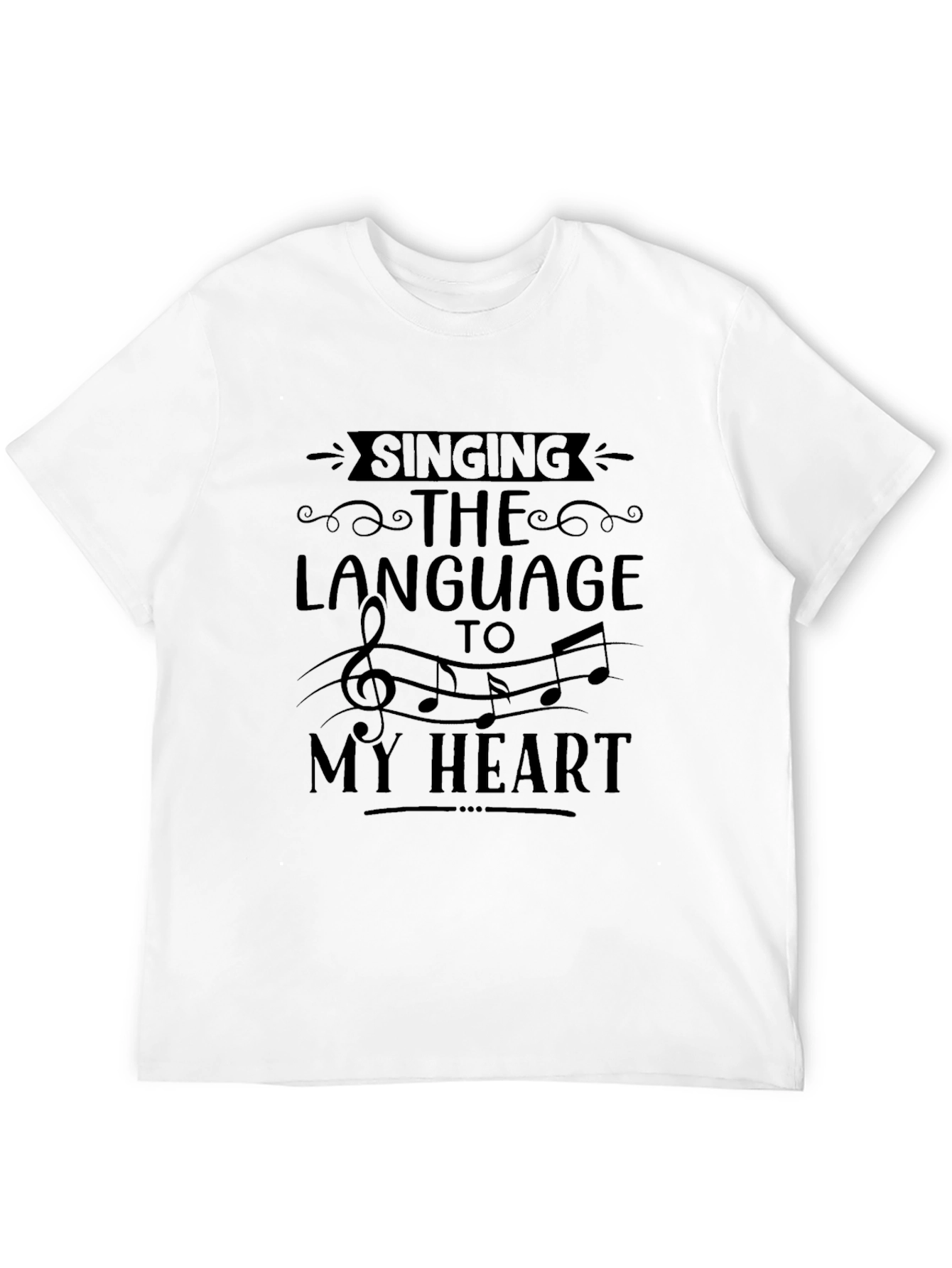 Singing to My Heart T-Shirt - Music Lover Tee