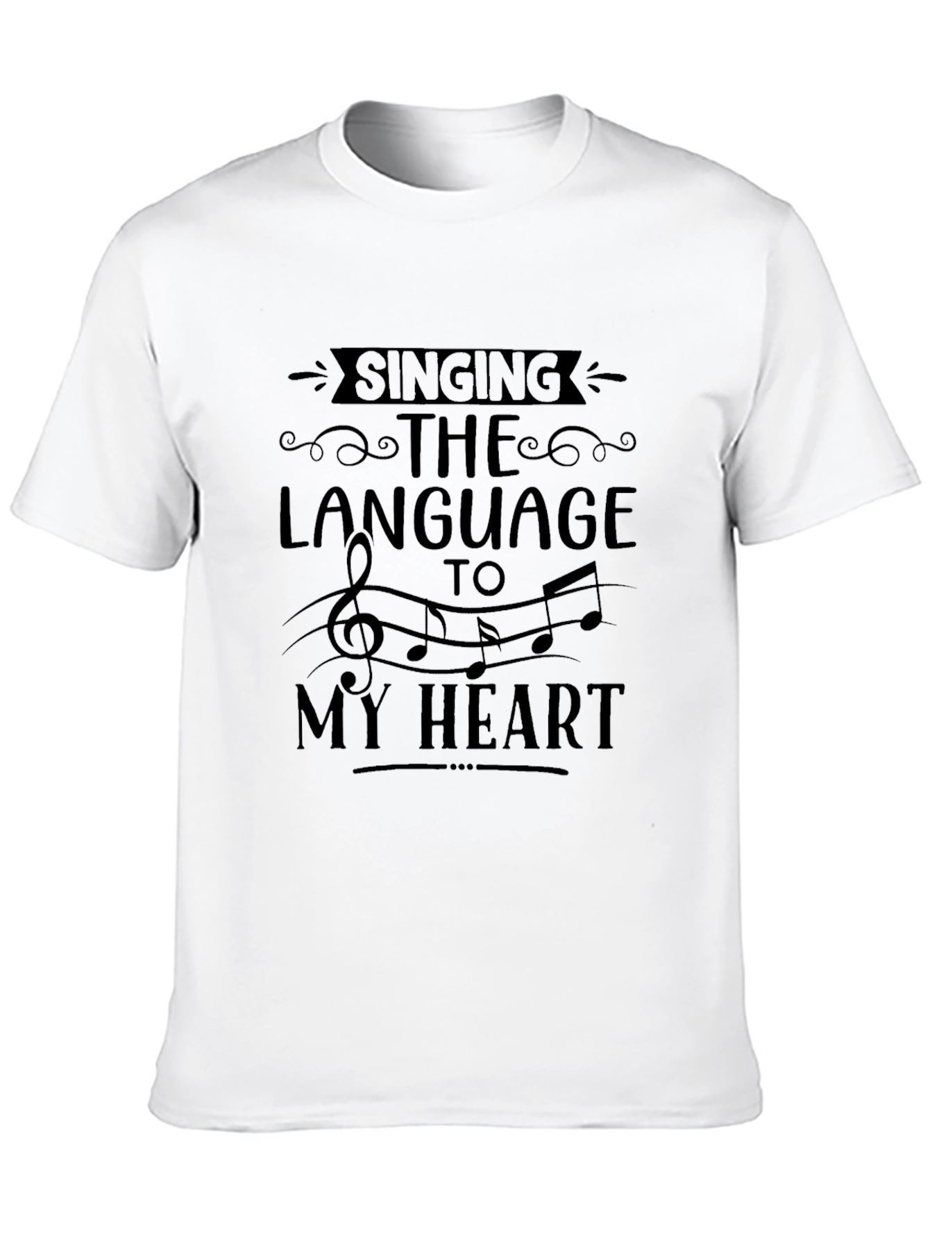Singing to My Heart T-Shirt - Music Lover Tee