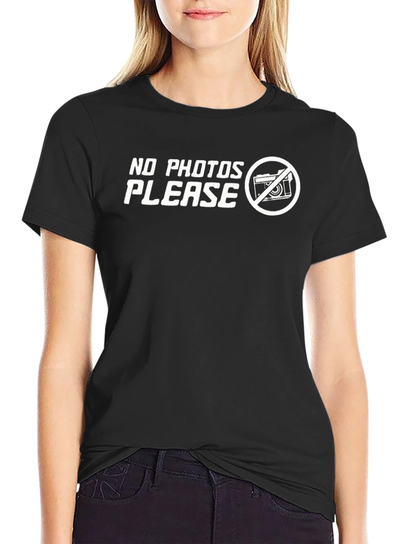 No Photos Please Graphic T-Shirt