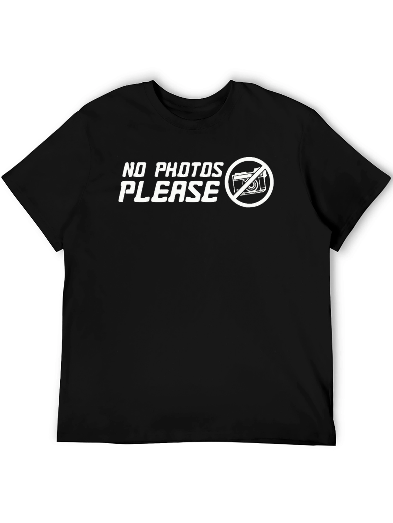 No Photos Please Graphic T-Shirt