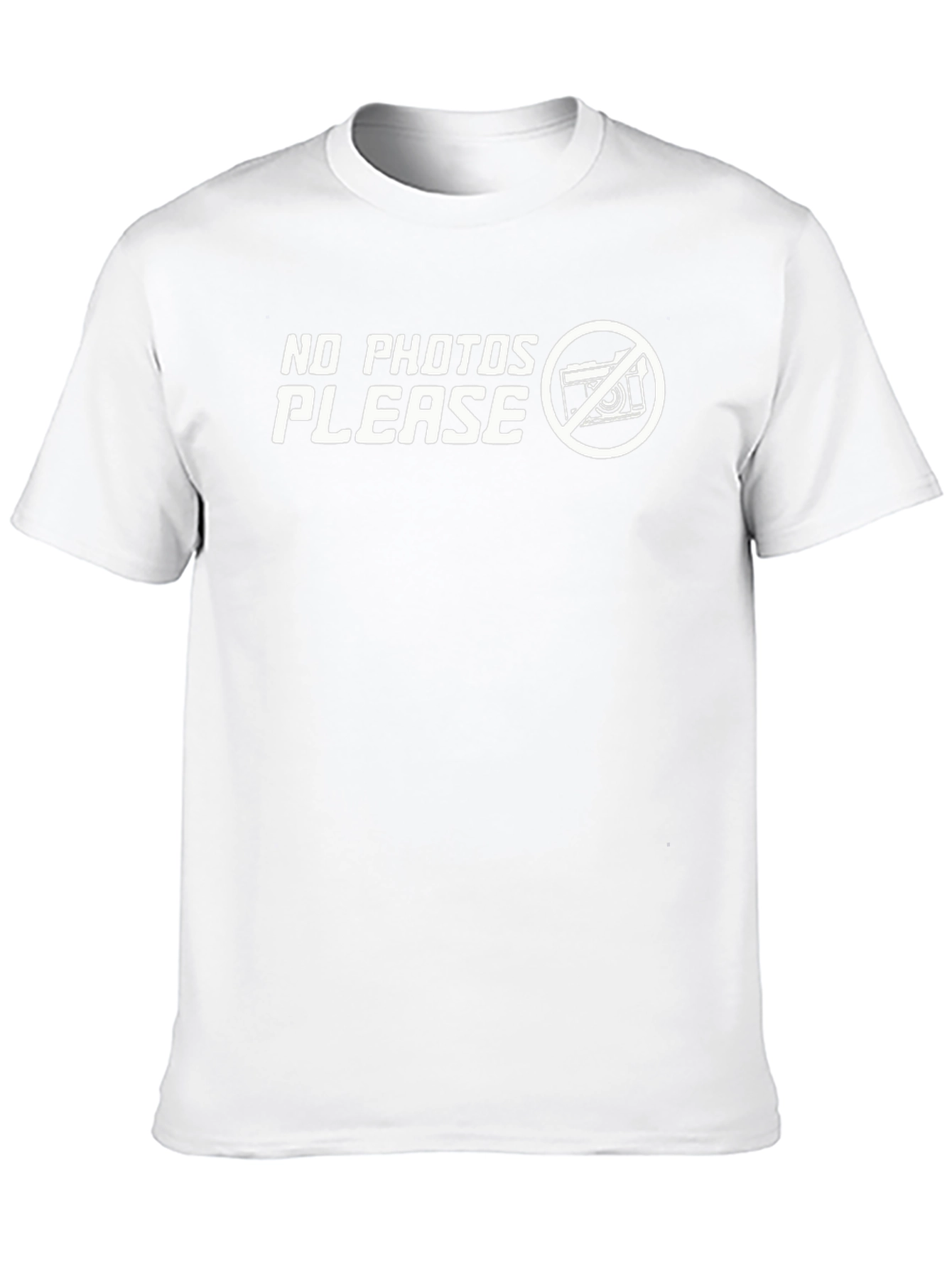 No Photos Please Graphic T-Shirt