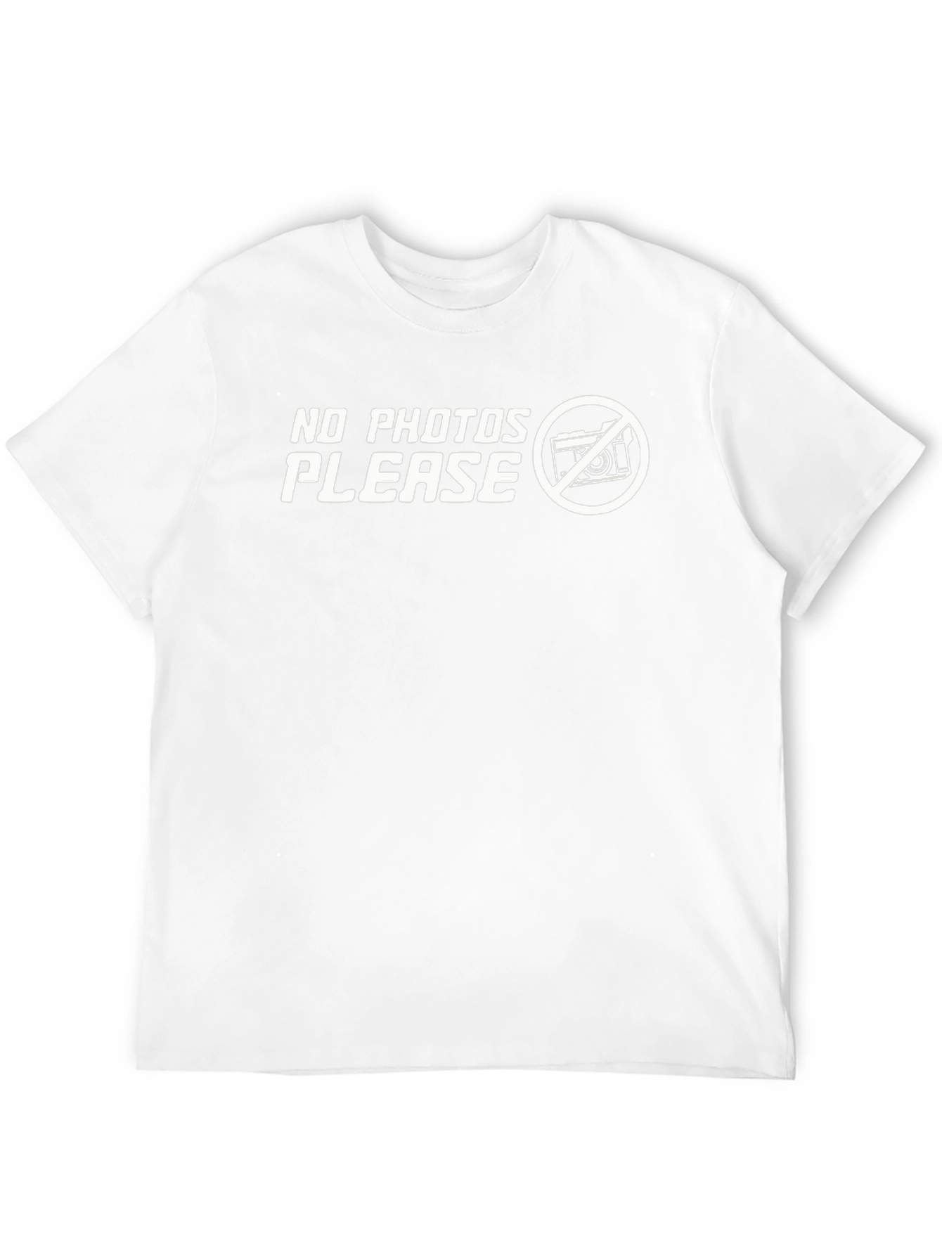 No Photos Please Graphic T-Shirt