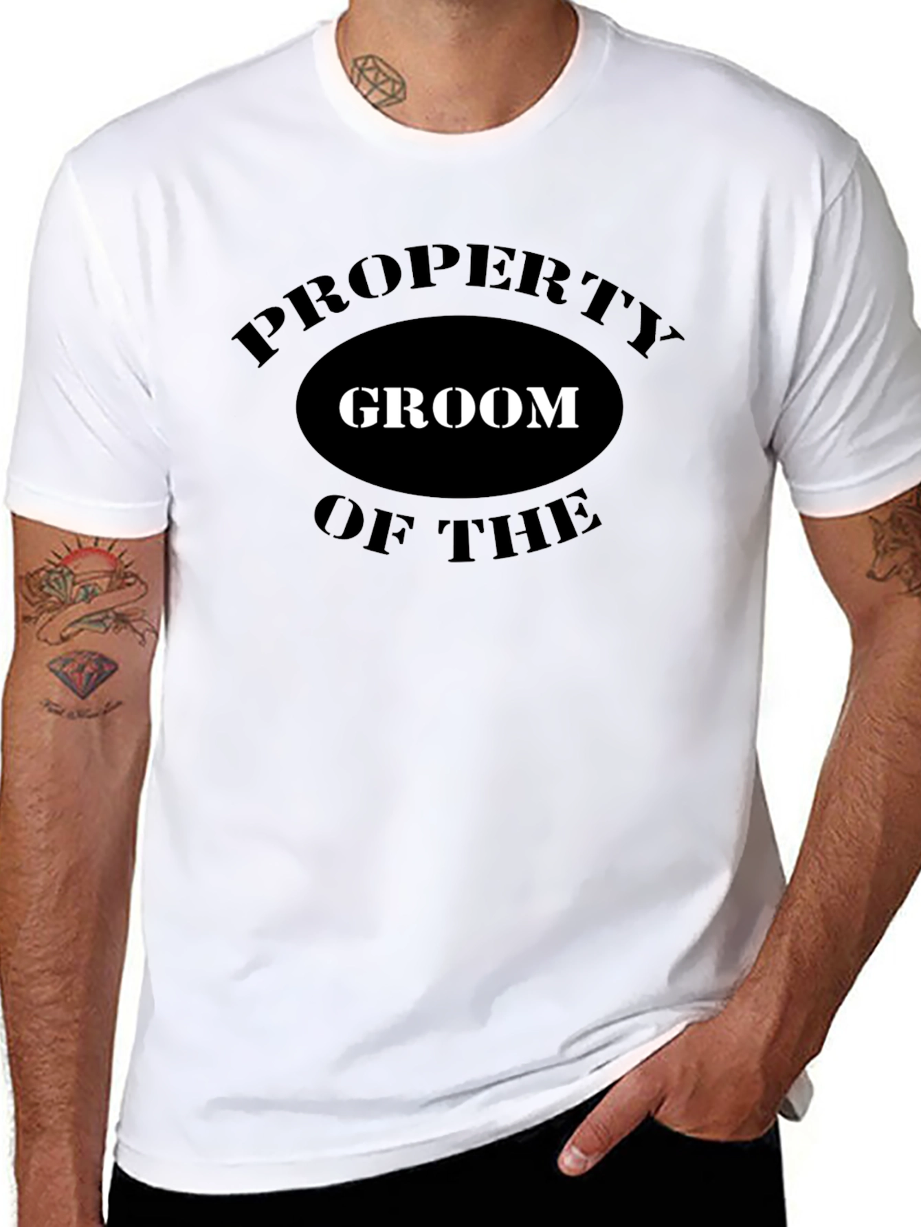 Property of the Groom T-Shirt Wedding Gift