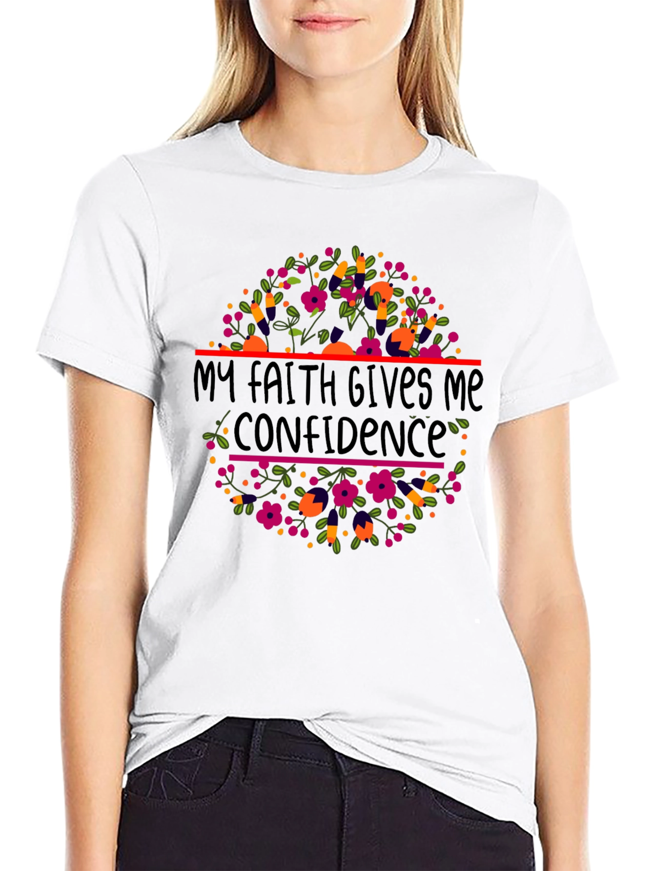 Faith Gives Confidence T-Shirt