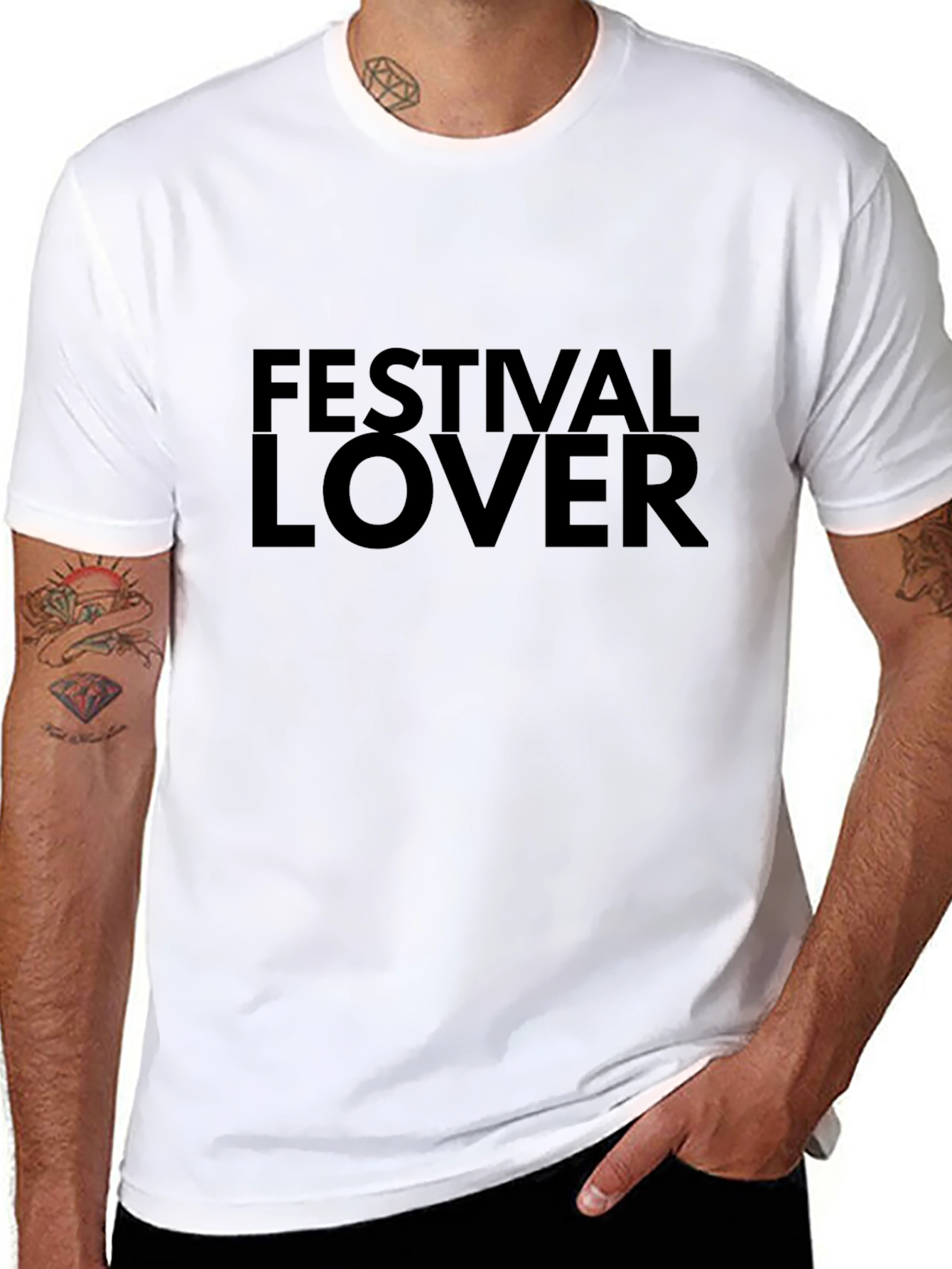 Festival Lover Black T-Shirt
