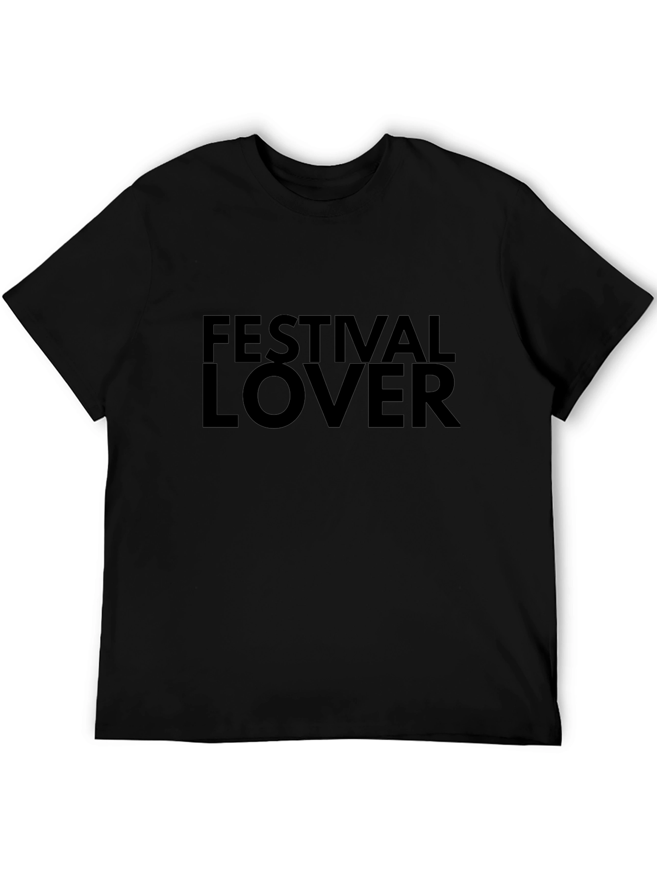 Festival Lover Black T-Shirt