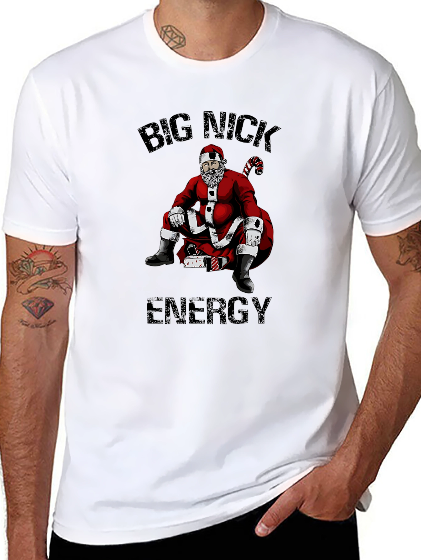 Big Nick Energy Santa Graphic Tee