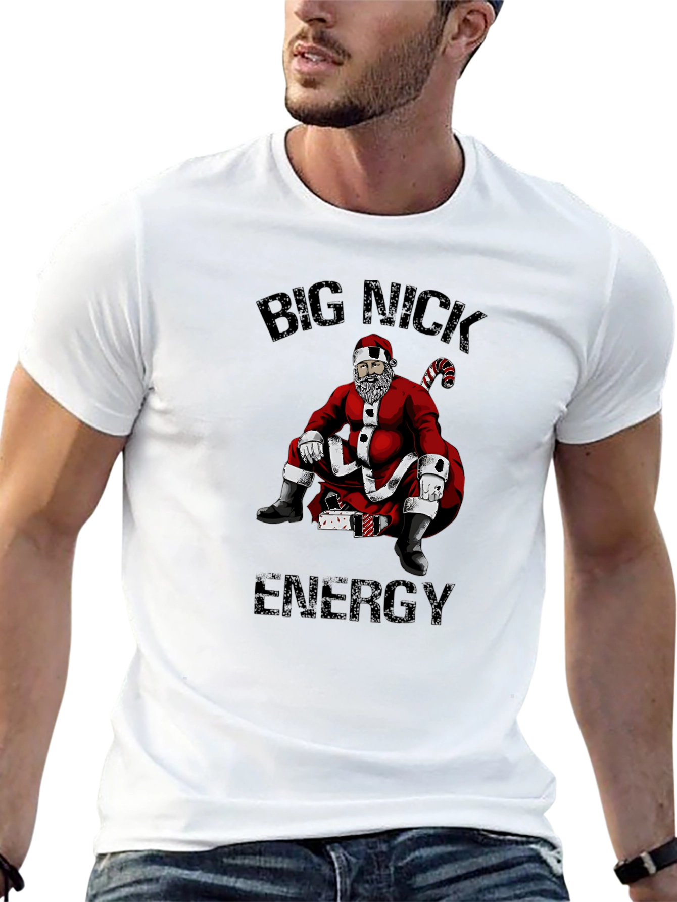 Big Nick Energy Santa Graphic Tee