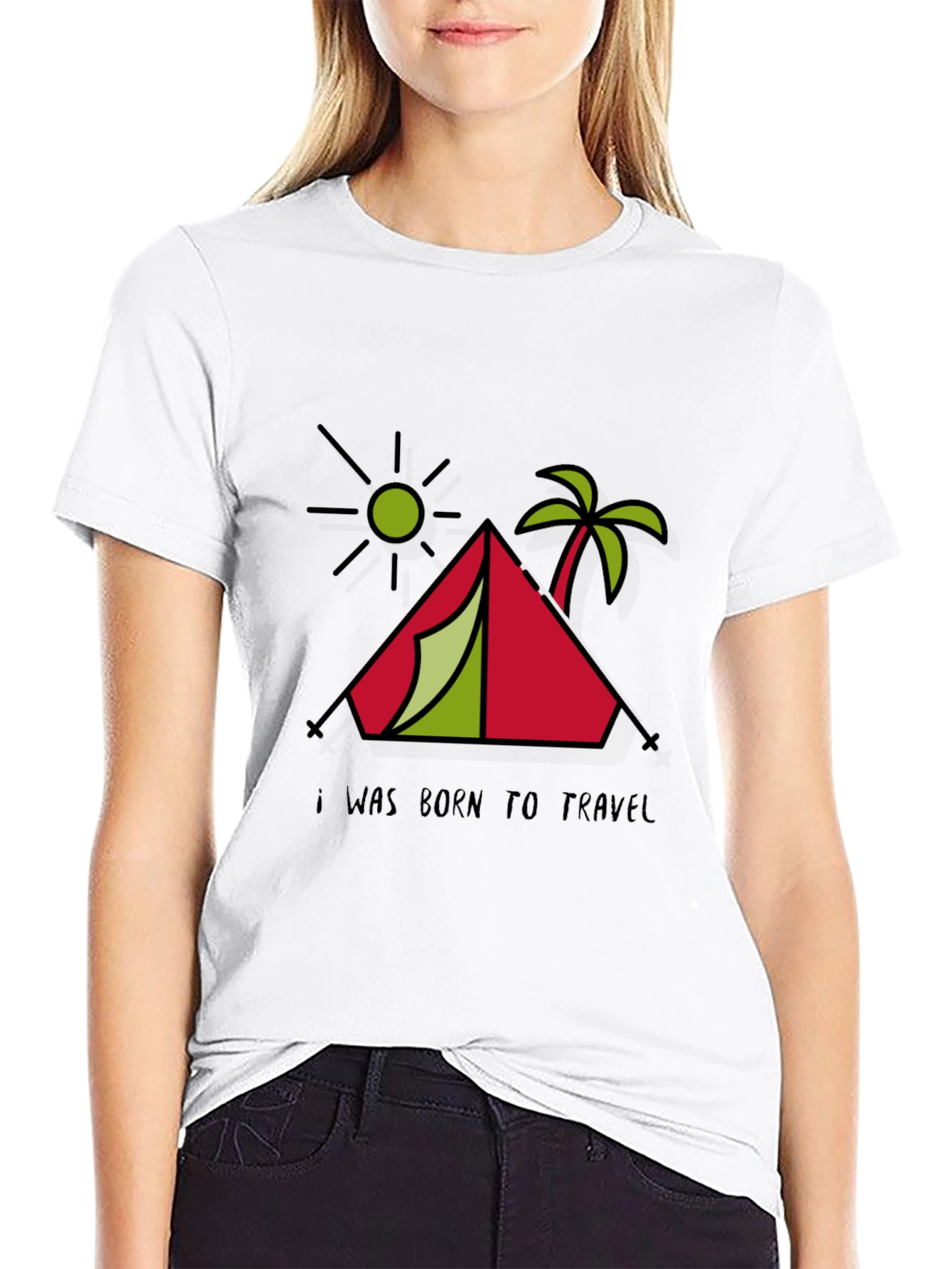 Born To Travel Graphic T-Shirt