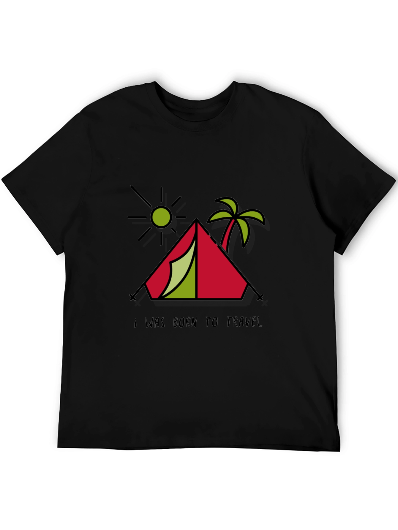 Born To Travel Graphic T-Shirt
