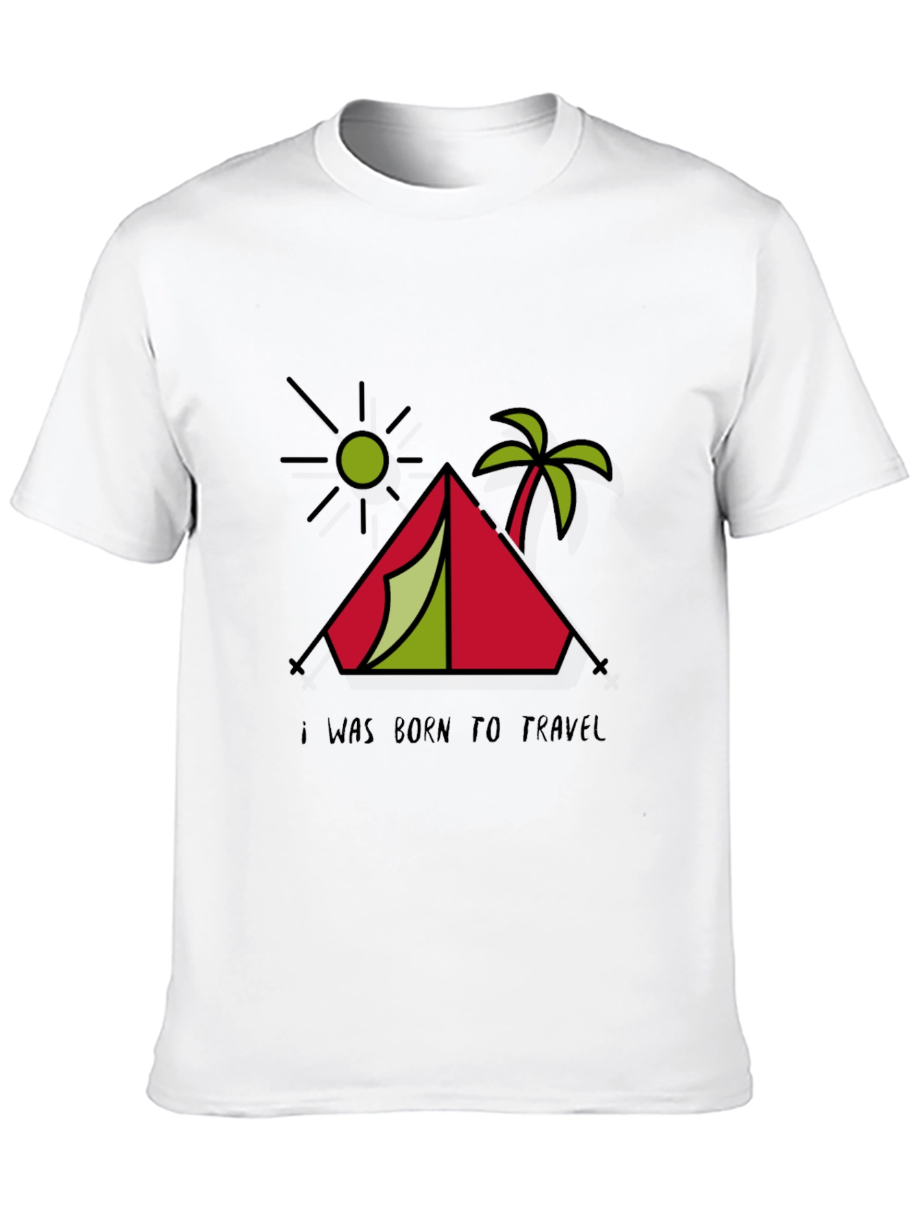 Born To Travel Graphic T-Shirt