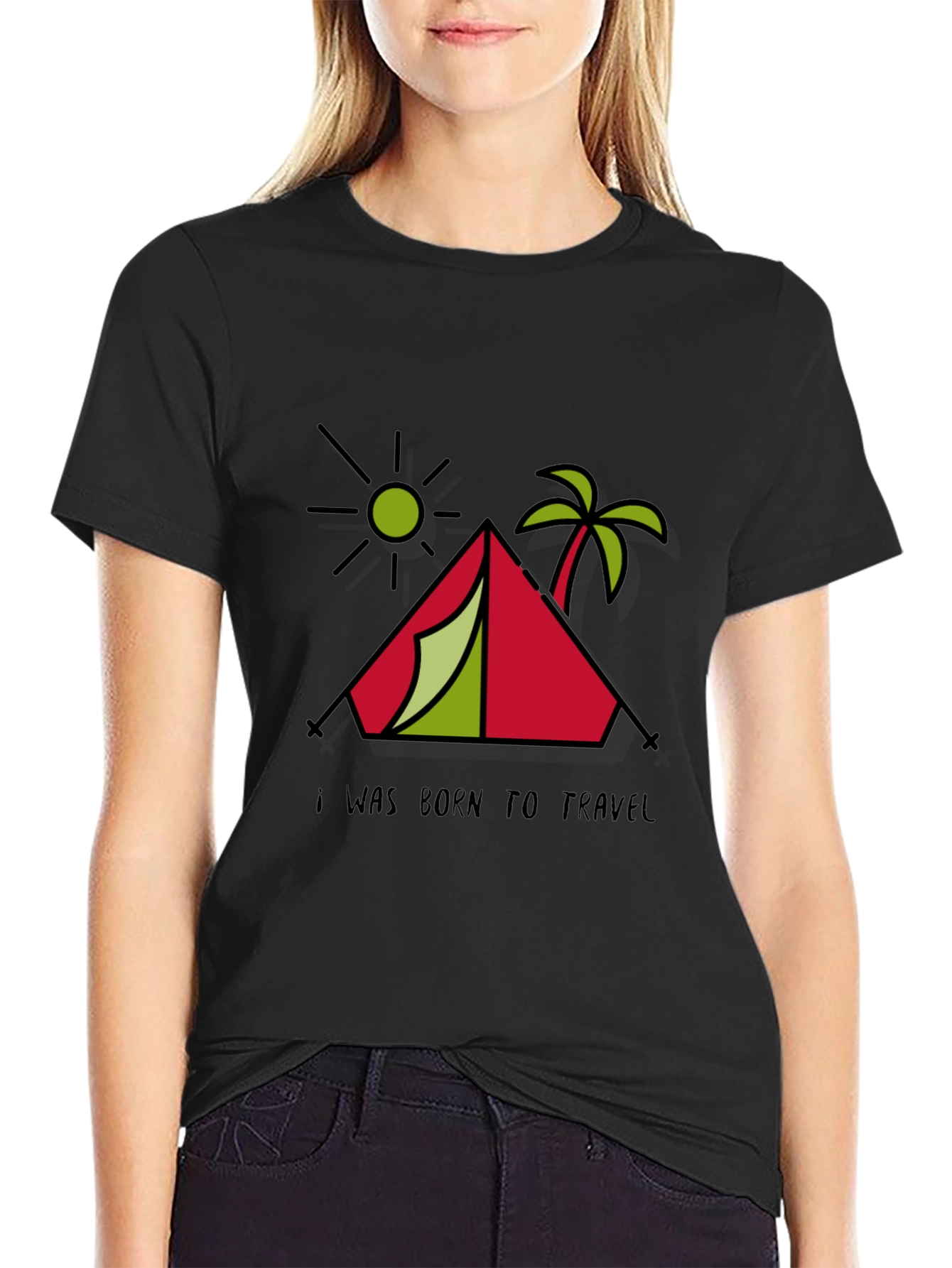 Born To Travel Graphic T-Shirt