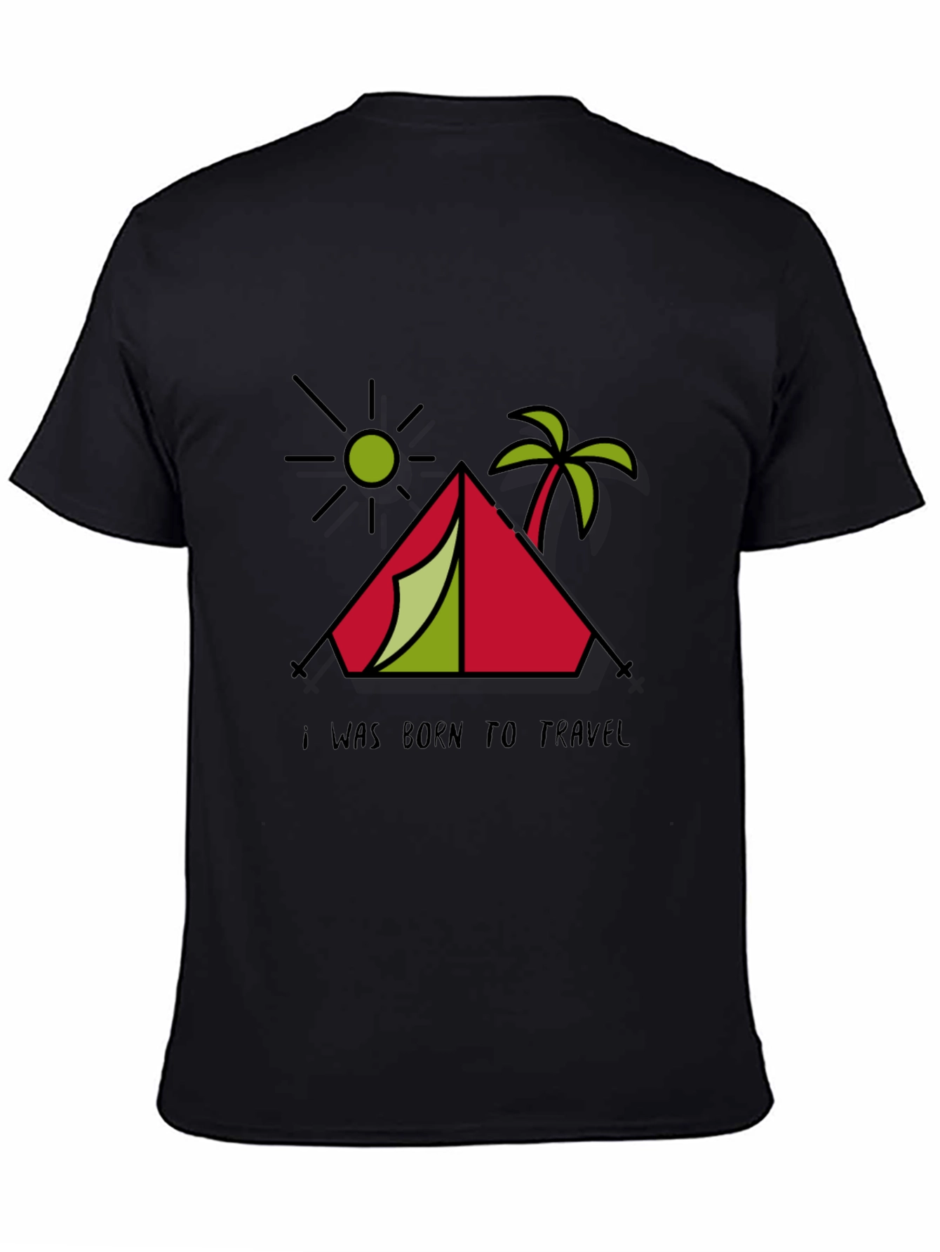 Born To Travel Graphic T-Shirt