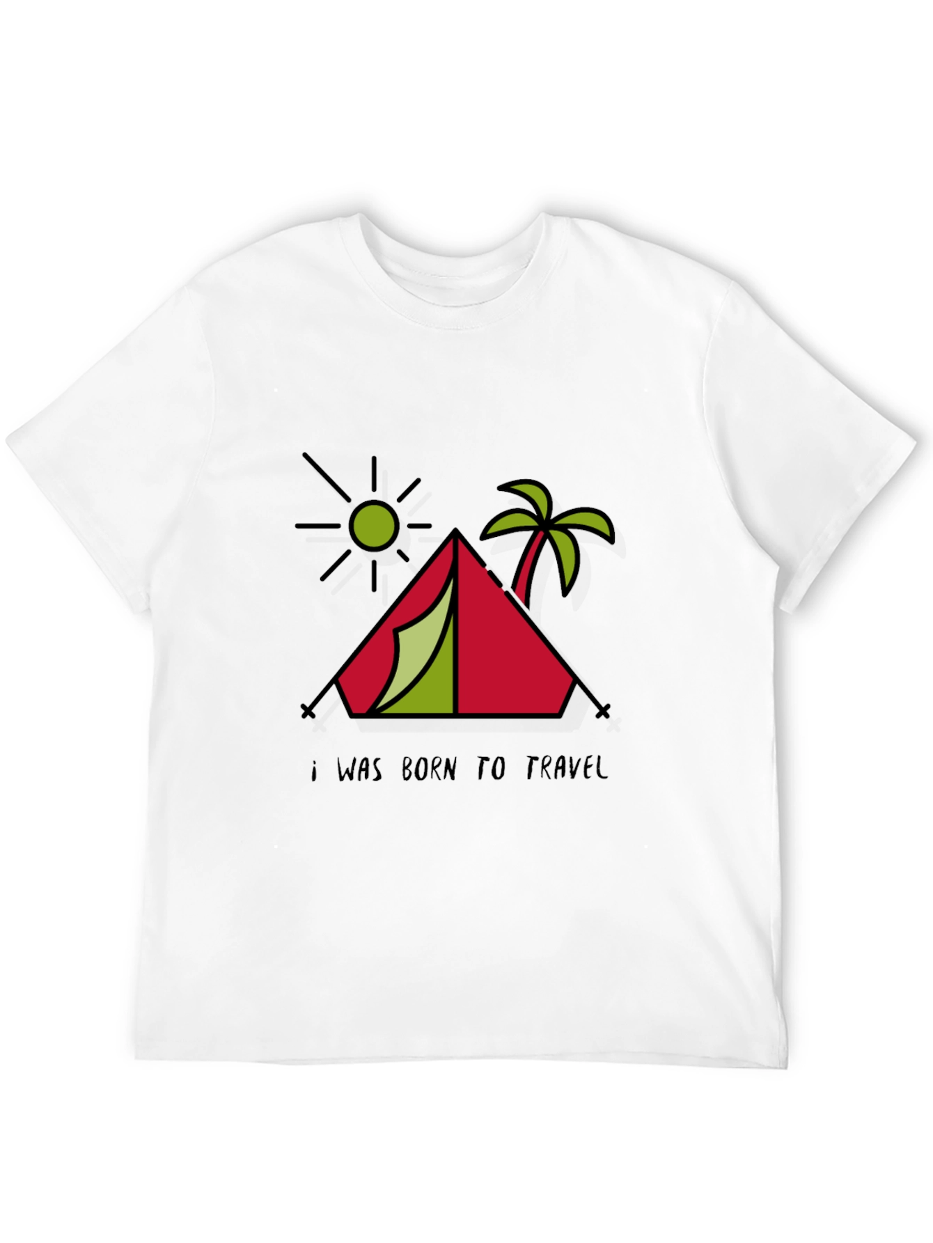 Born To Travel Graphic T-Shirt