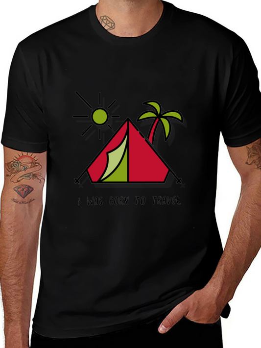 Born To Travel Graphic T-Shirt