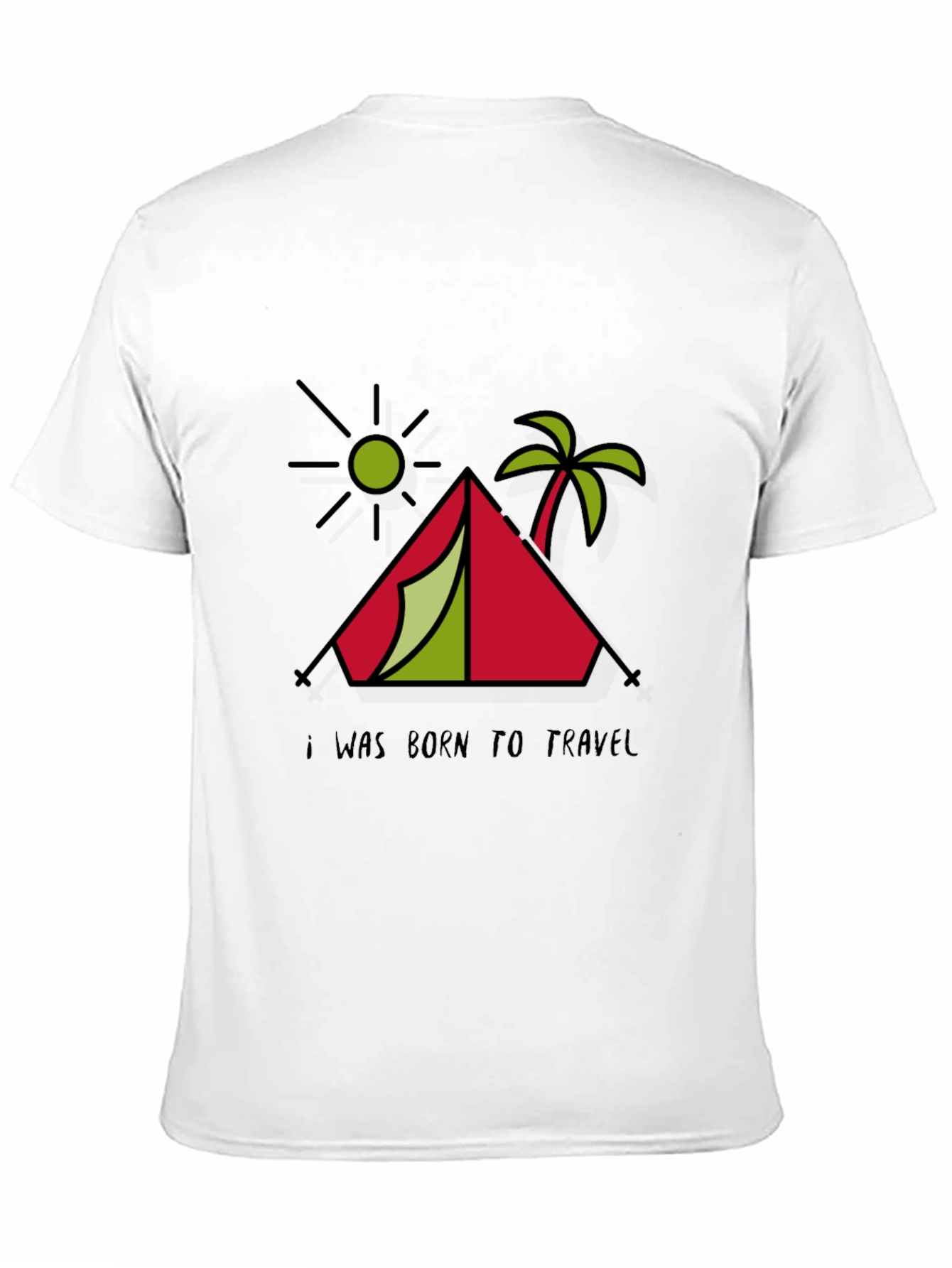 Born To Travel Graphic T-Shirt